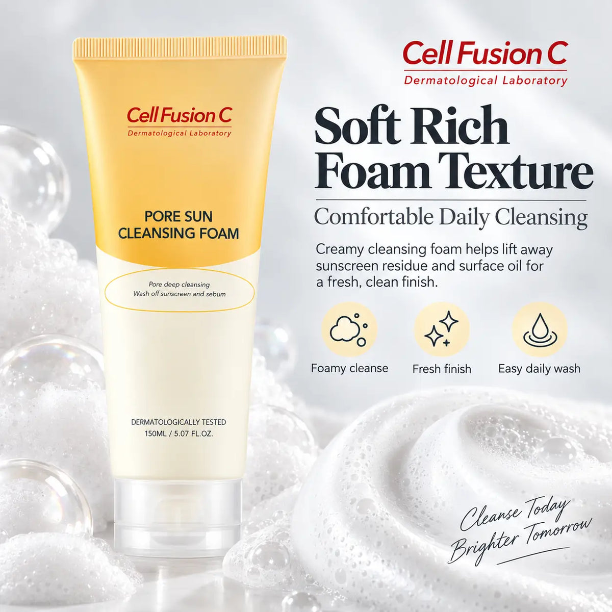 Cell Fusion C Pore Sun Cleansing Foam 150ml