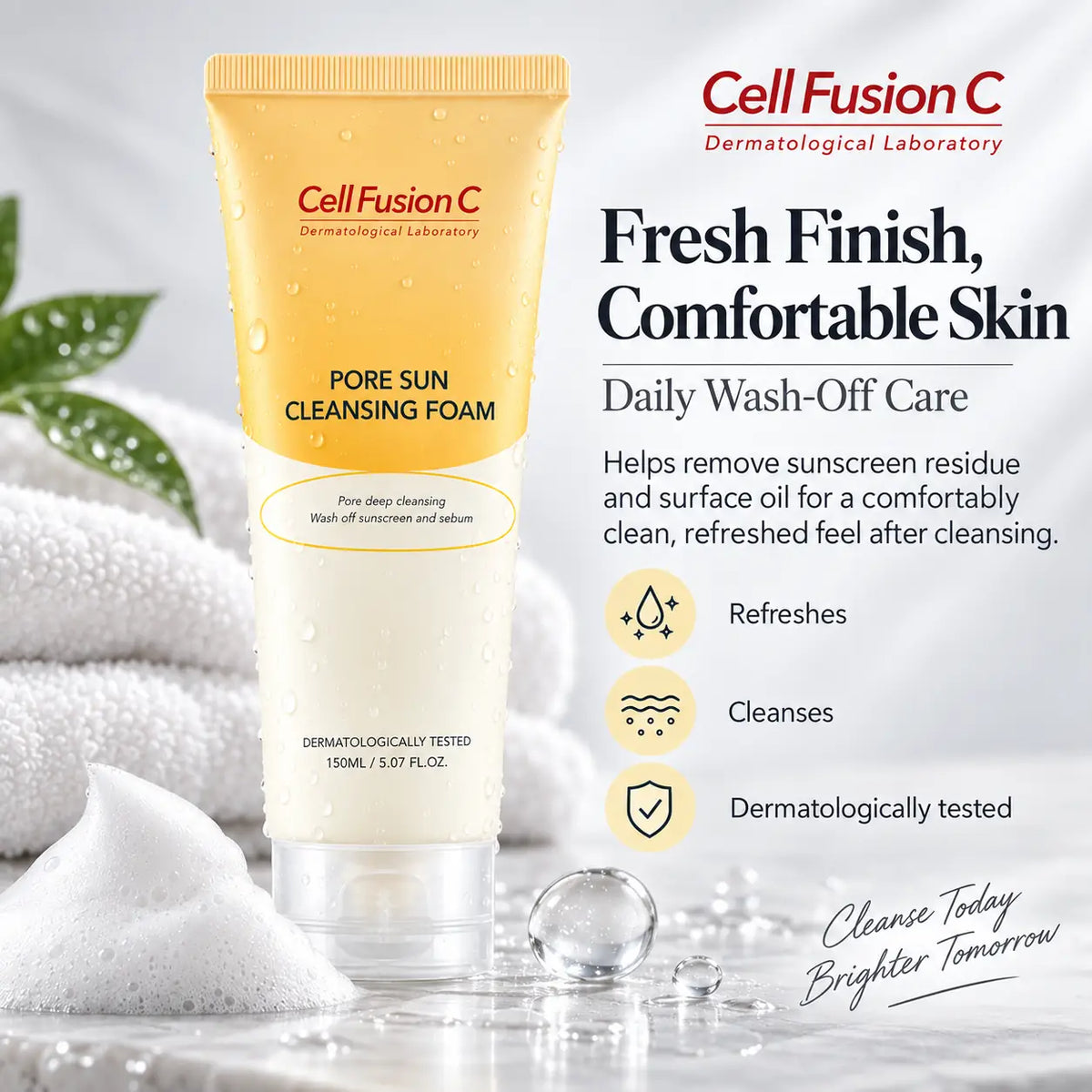 Cell Fusion C Pore Sun Cleansing Foam 150ml