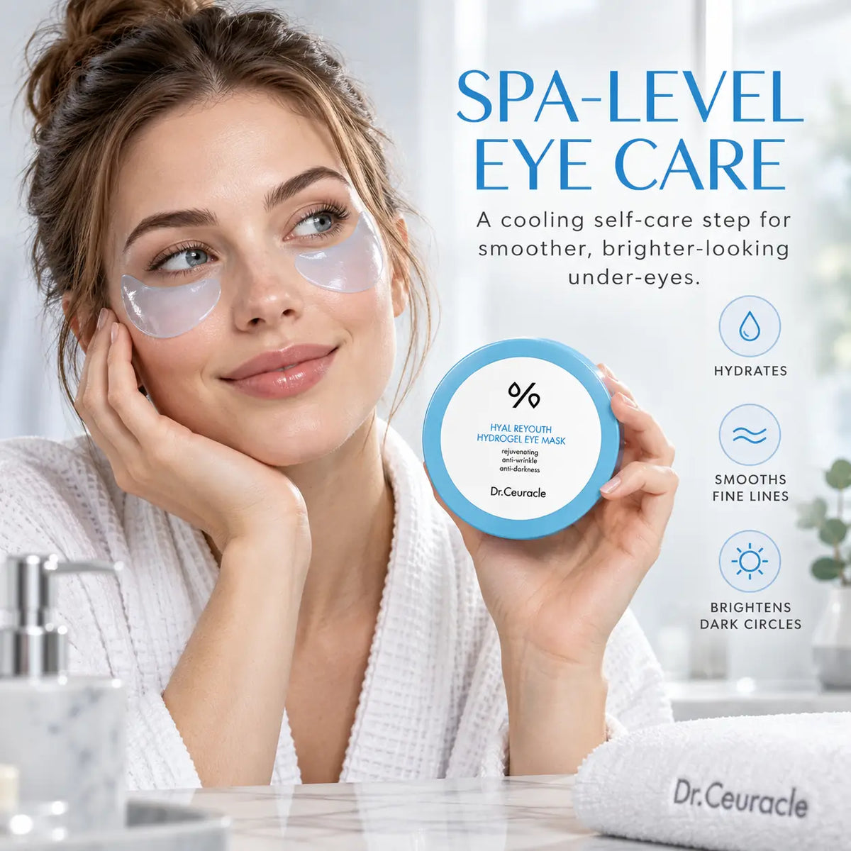 Dr. Ceuracle Hyal Reyouth Hydrogel Eye Mask /60ea 90g 90g 60ea