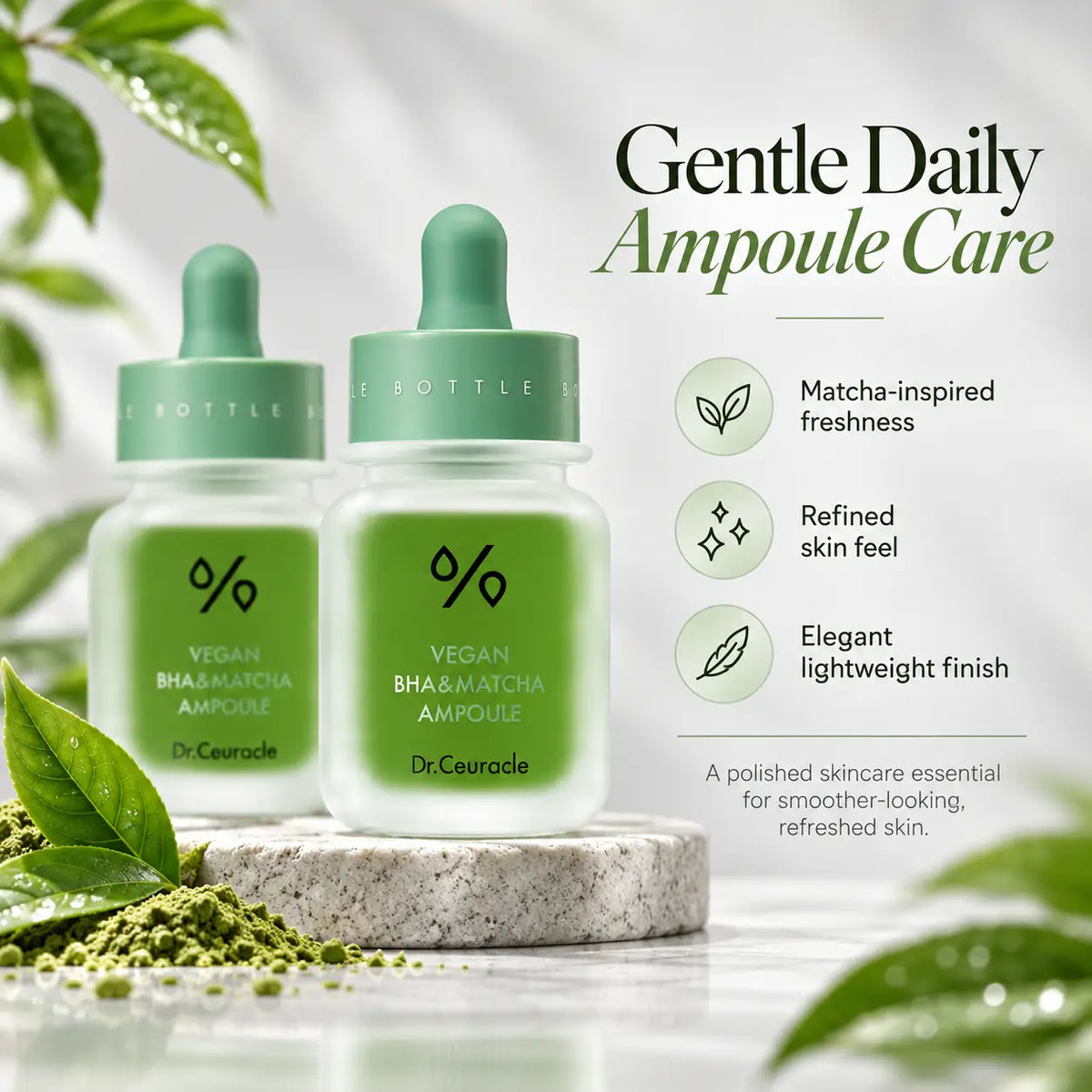 Dr. Ceuracle Vegan BHA Matcha Ampoule 30ml