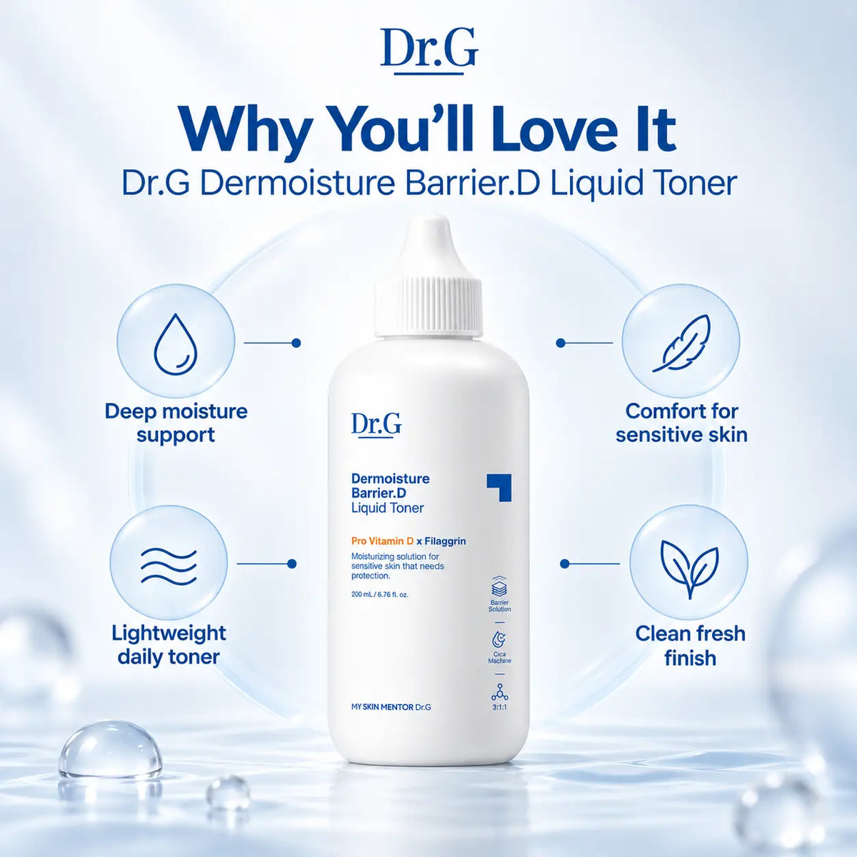 Dr.G Dermoisture Barrier D Liquid Toner 200ml
