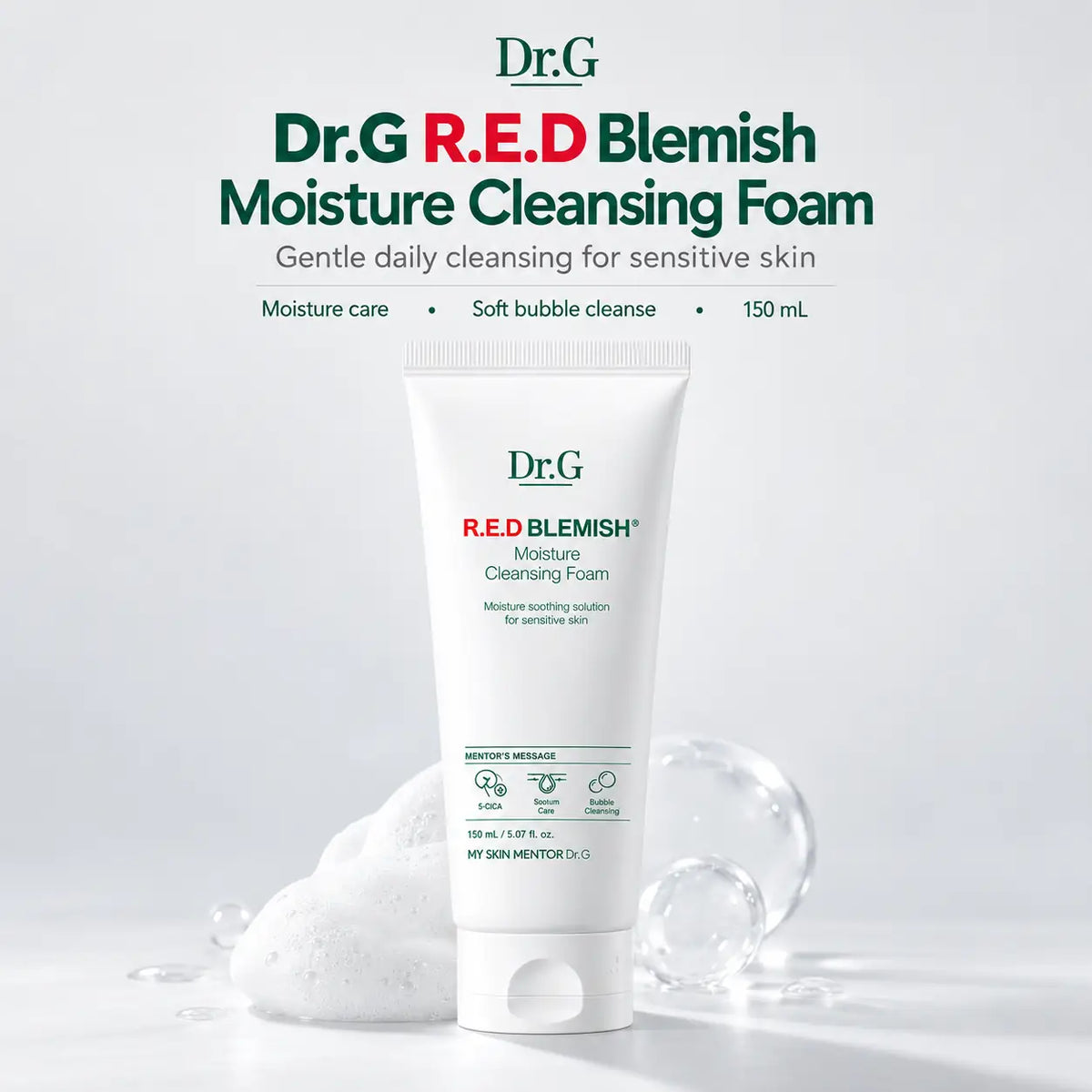 Dr.G Red Blemish Moisture Cleansing Foam 150ml