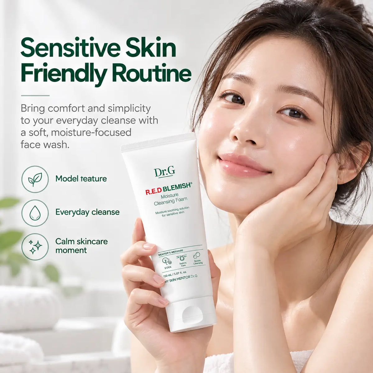Dr.G Red Blemish Moisture Cleansing Foam 150ml
