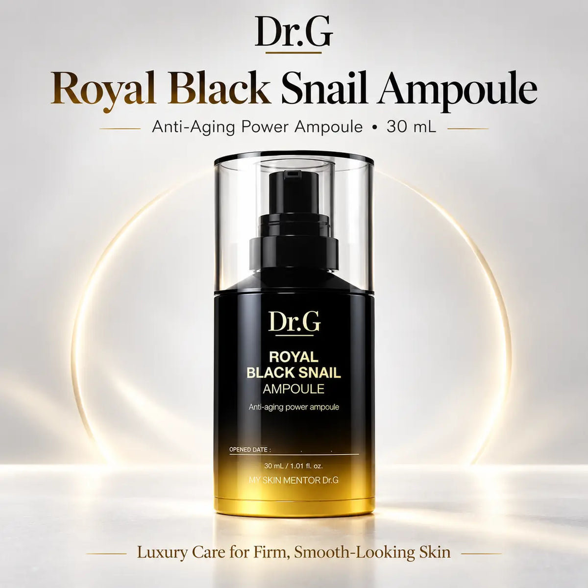 Dr.G Royal Black Snail Ampoule Nail Polish Nail Color 30ml