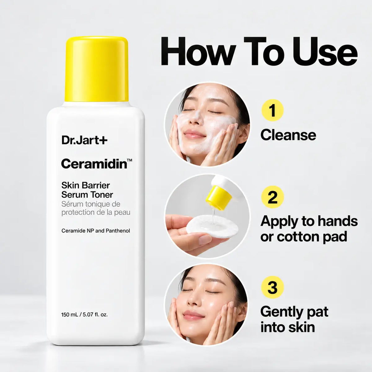 Dr. Jart+ Ceramidin Skin Barrier Serum Toner 150ml