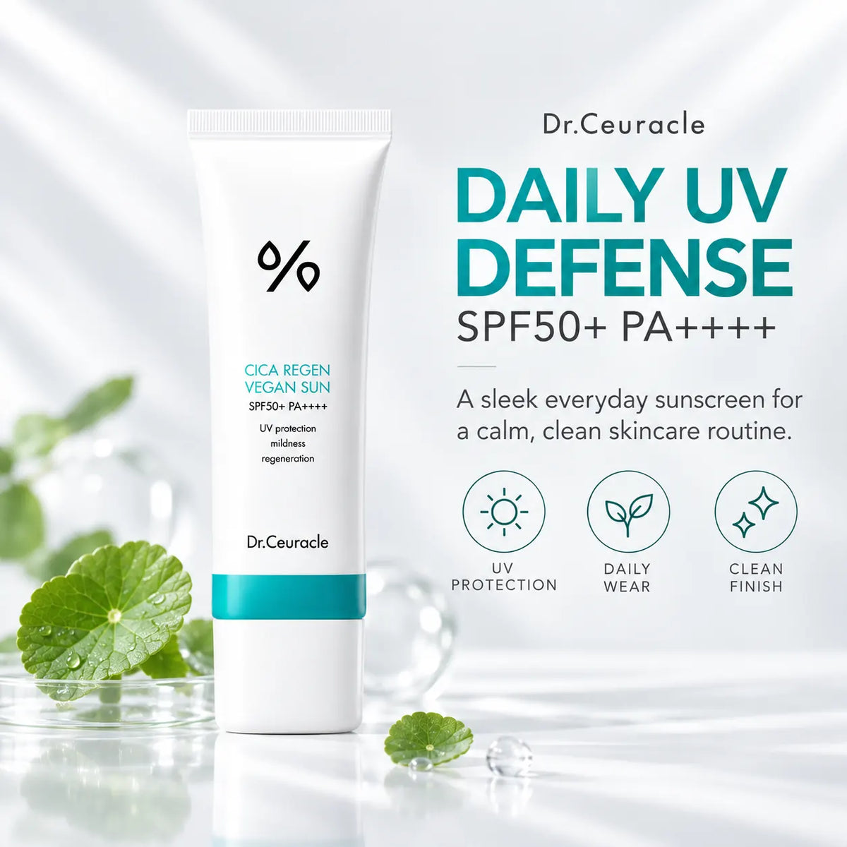 Dr. Ceuracle Cica Regen Vegan Sun SPF50+ PA++++ 50ml