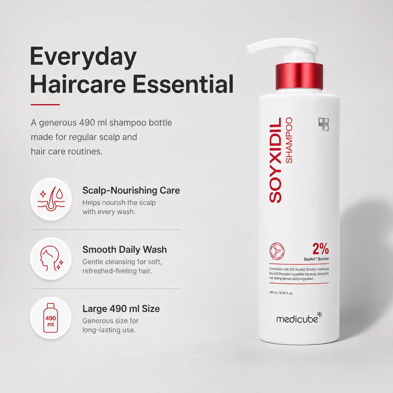 Medicube Soyxidil Shampoo 490ml