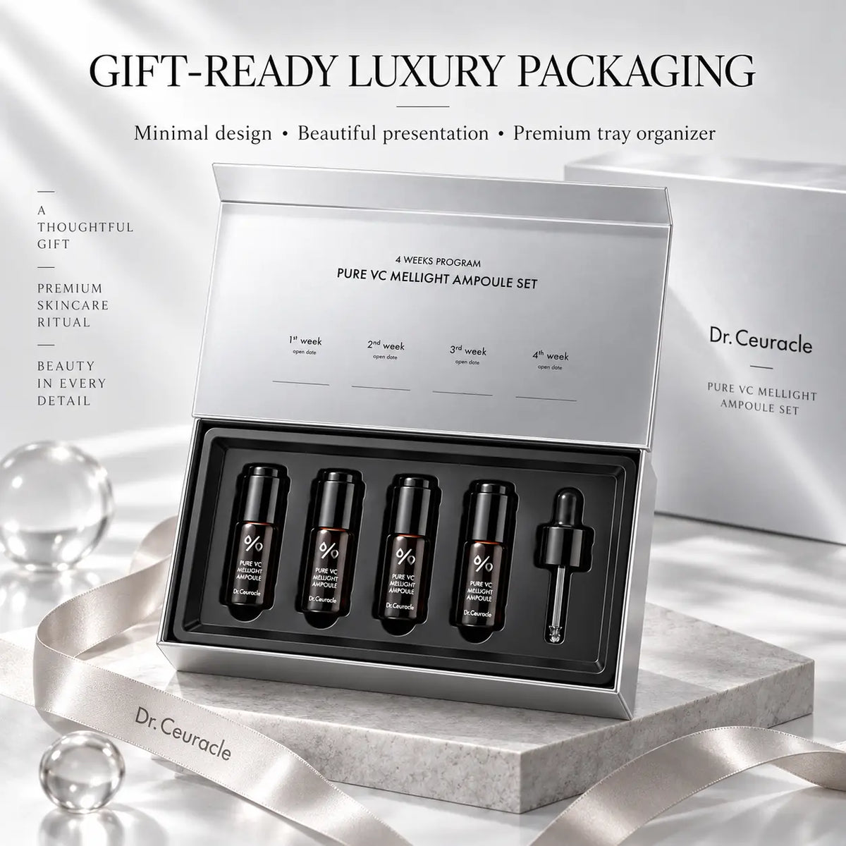 Dr. Ceuracle Pure Vc Mellight Ampoule Set ( ) 0.8g 8ml X 4 4pcs