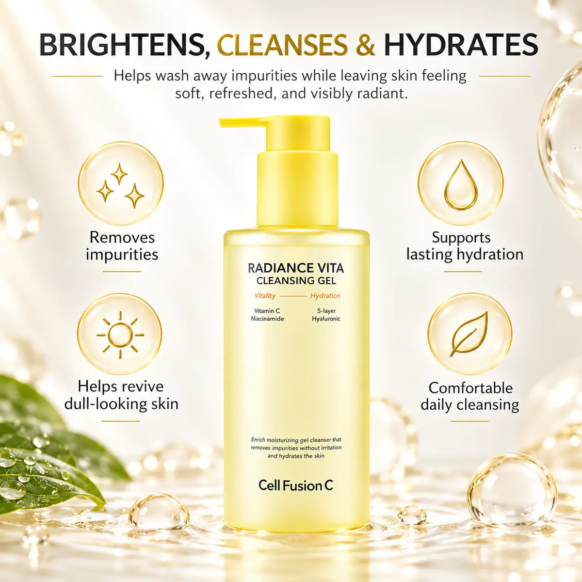 Cell Fusion C Radiance Vita Cleansing Gel 200ml