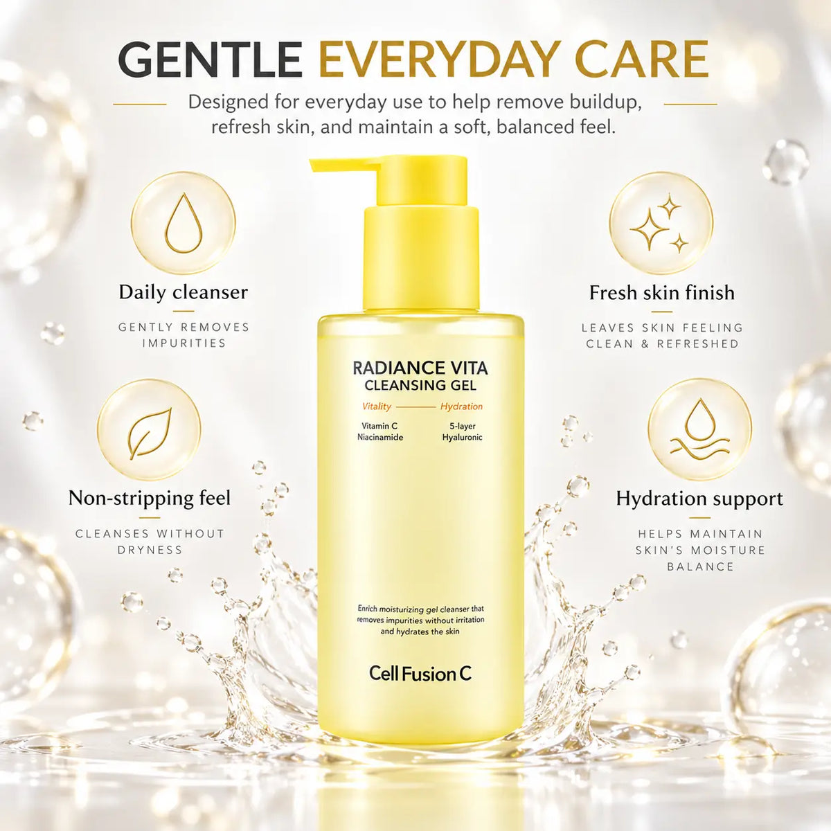 Cell Fusion C Radiance Vita Cleansing Gel 200ml