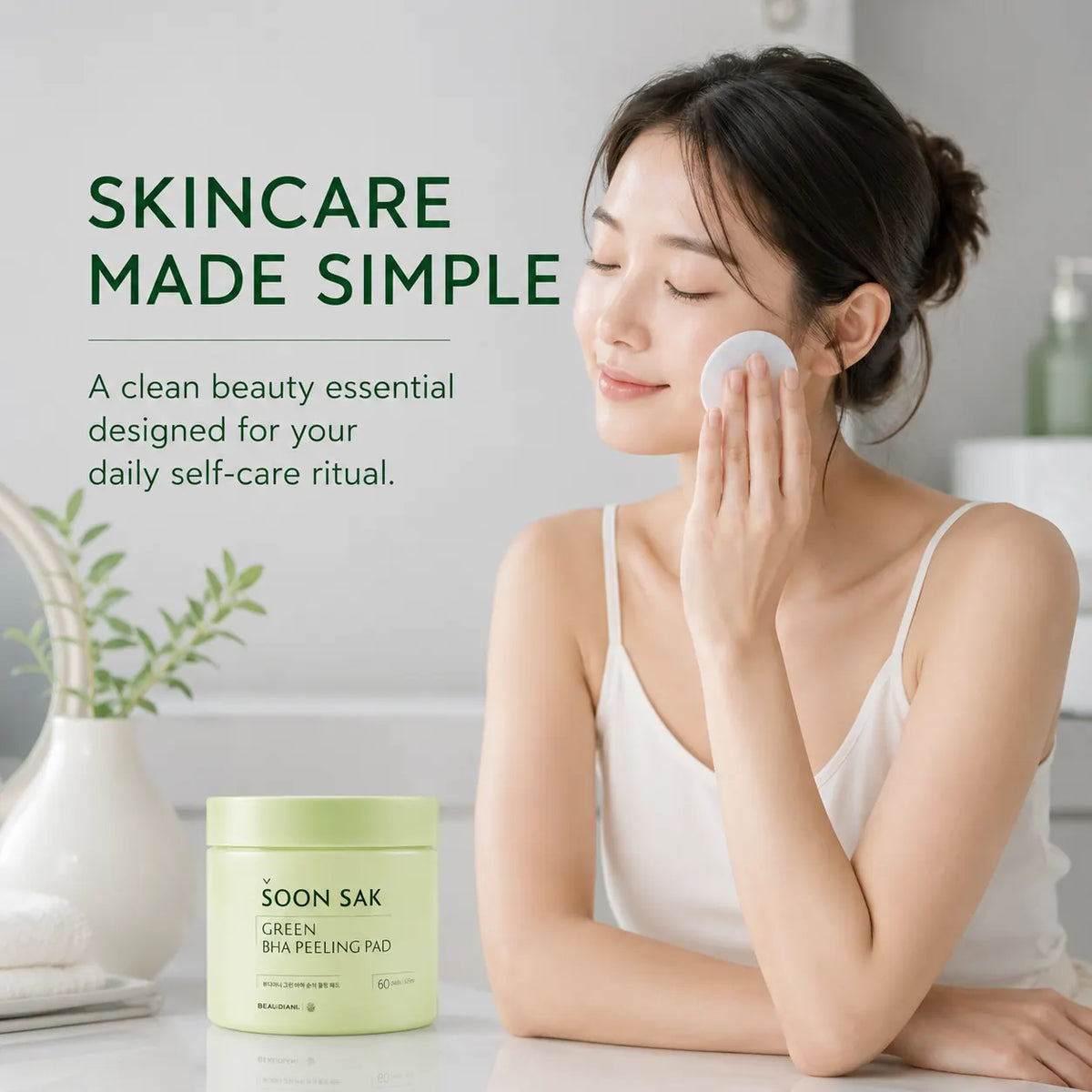 BEAUDIANI Green BHA Soon Sak Peeling Pad 60ea