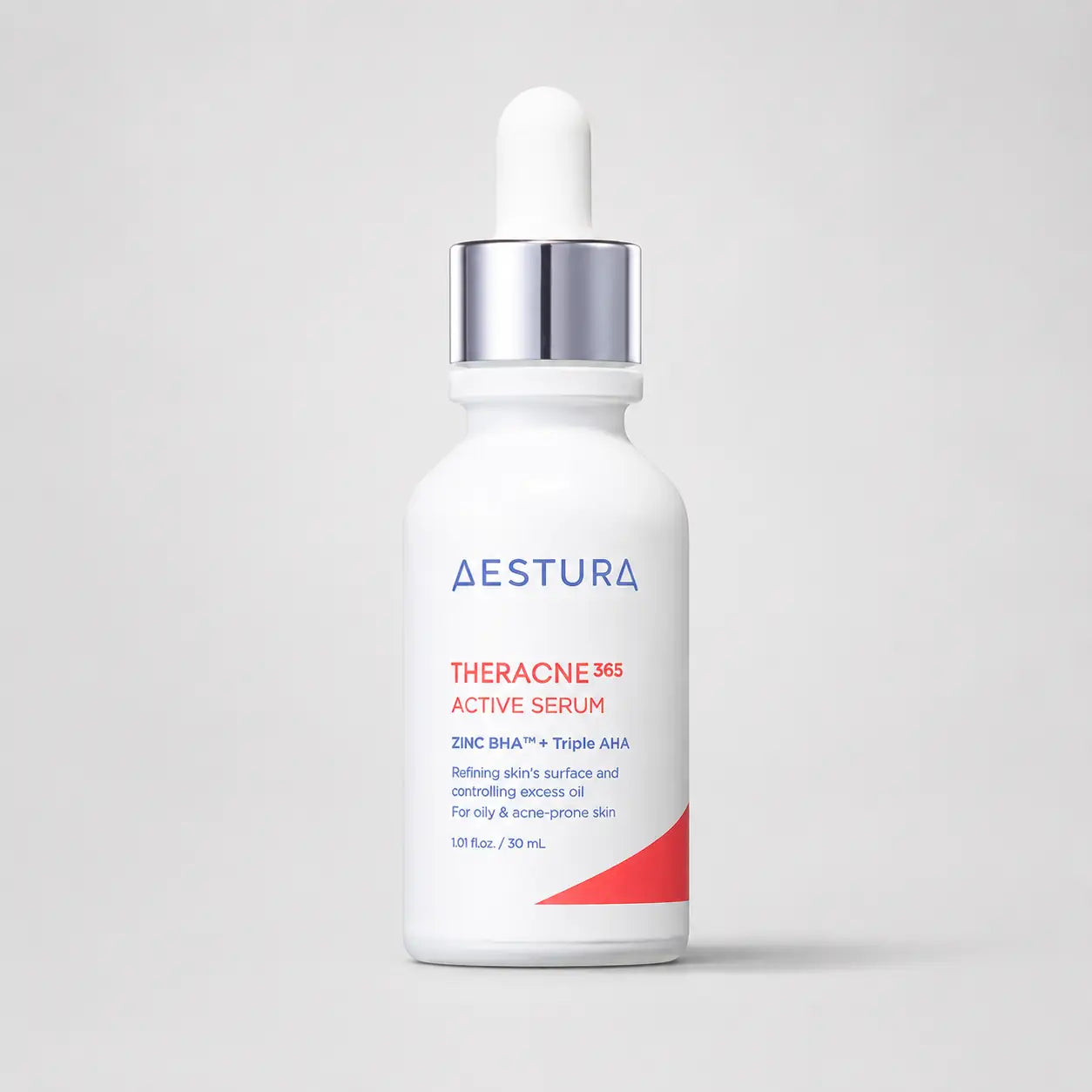 AESTURA THERACNE365 Active Serum bottle shown upright against a plain background