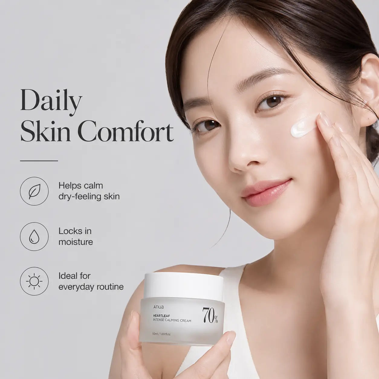 ANUA Heartleaf 70% Intense Calming Cream 50ml
