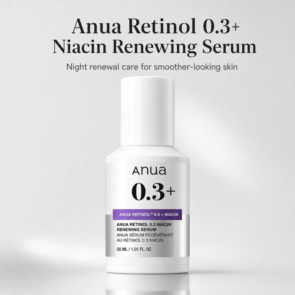 ANUA Nano Retinol 0.3% Niacin Renewing Serum 30ml