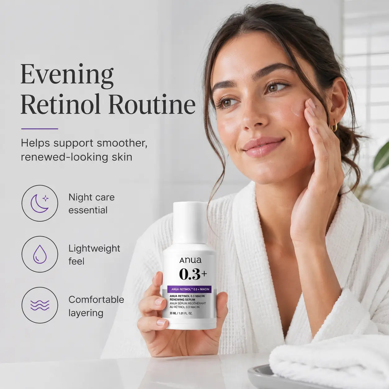 ANUA Nano Retinol 0.3% Niacin Renewing Serum 30ml