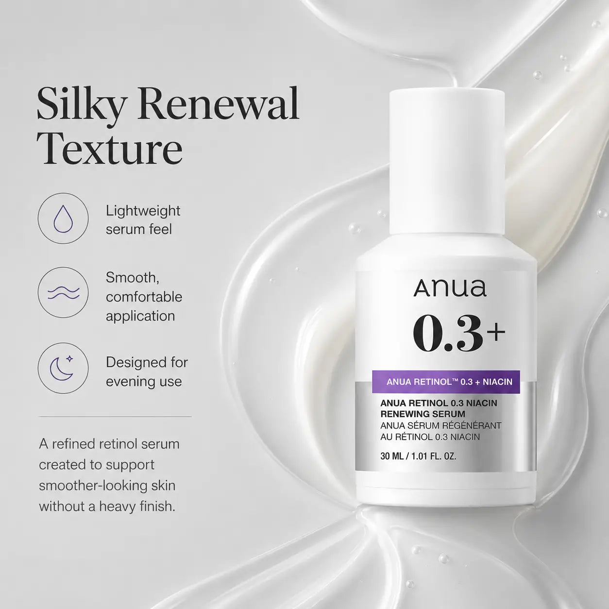 ANUA Nano Retinol 0.3% Niacin Renewing Serum 30ml