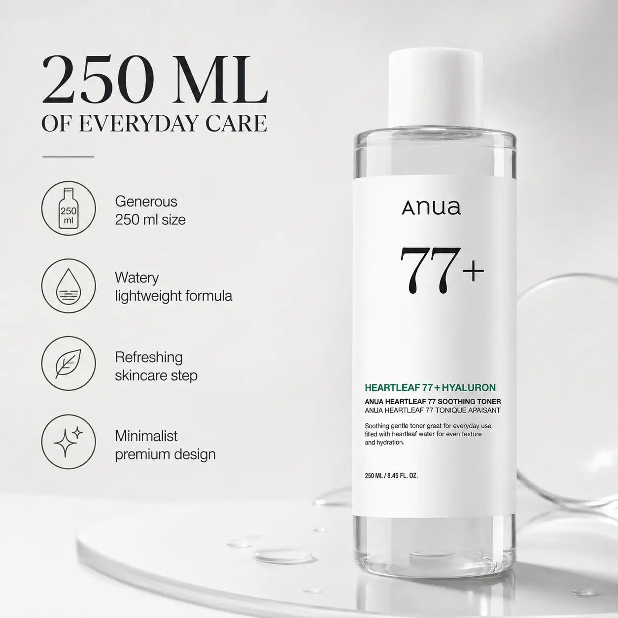 ANUA Heartleaf 77% Soothing Toner 250ml