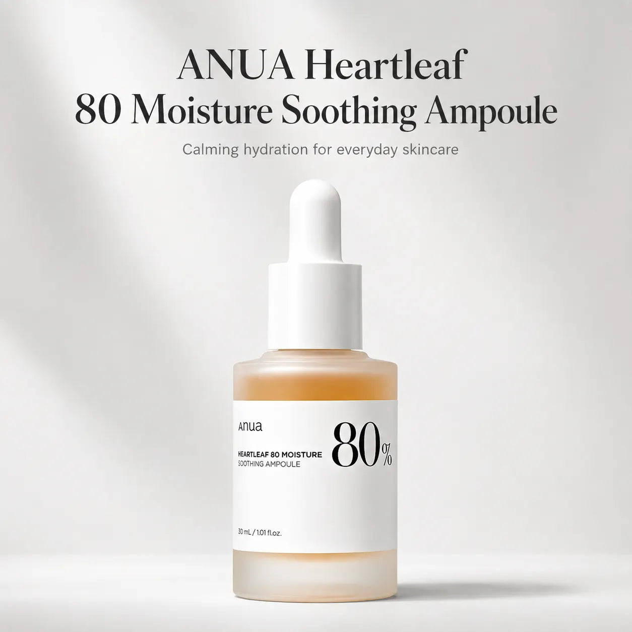 ANUA Heartleaf 80% Moisture Soothing Ampoule 30ml