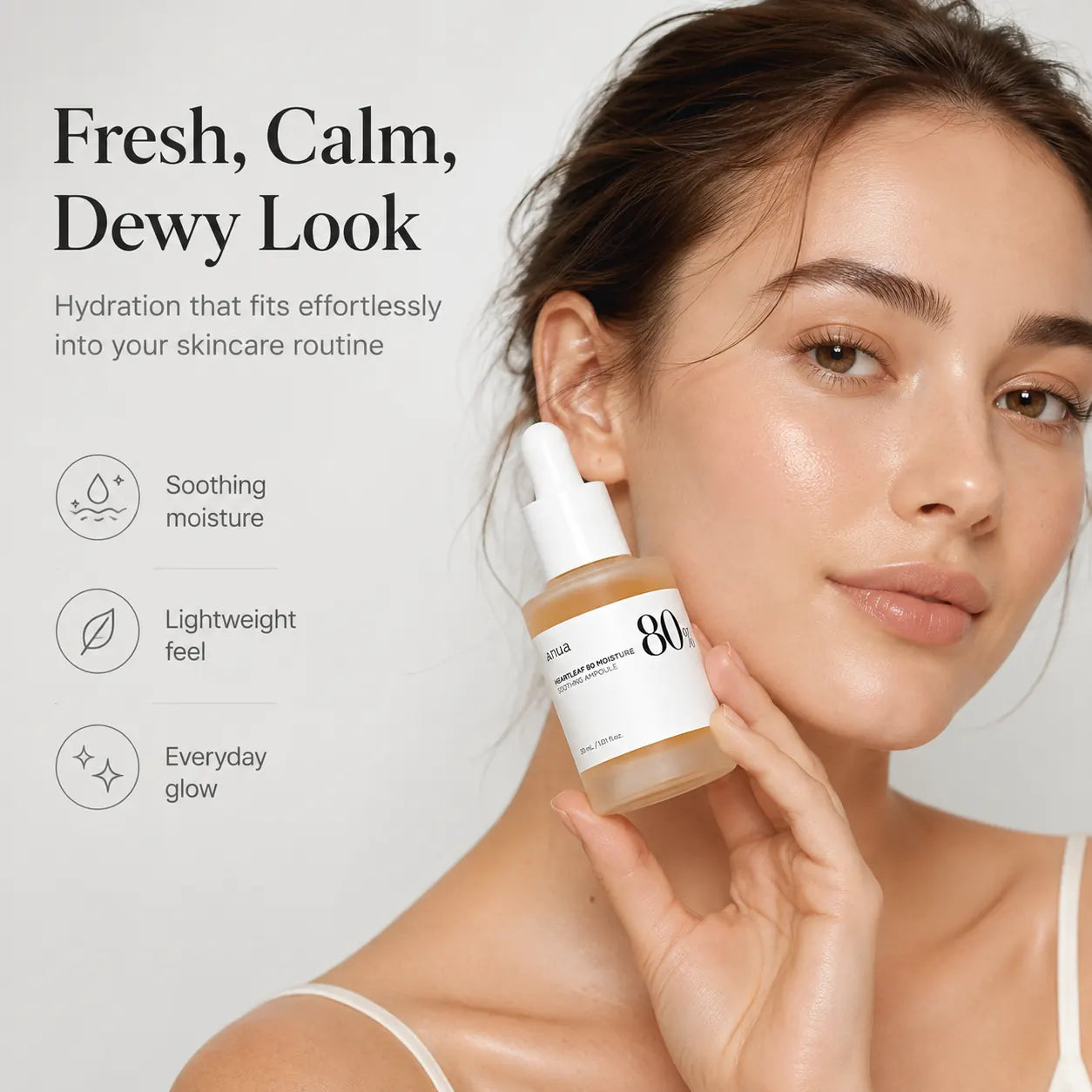 ANUA Heartleaf 80% Moisture Soothing Ampoule 30ml