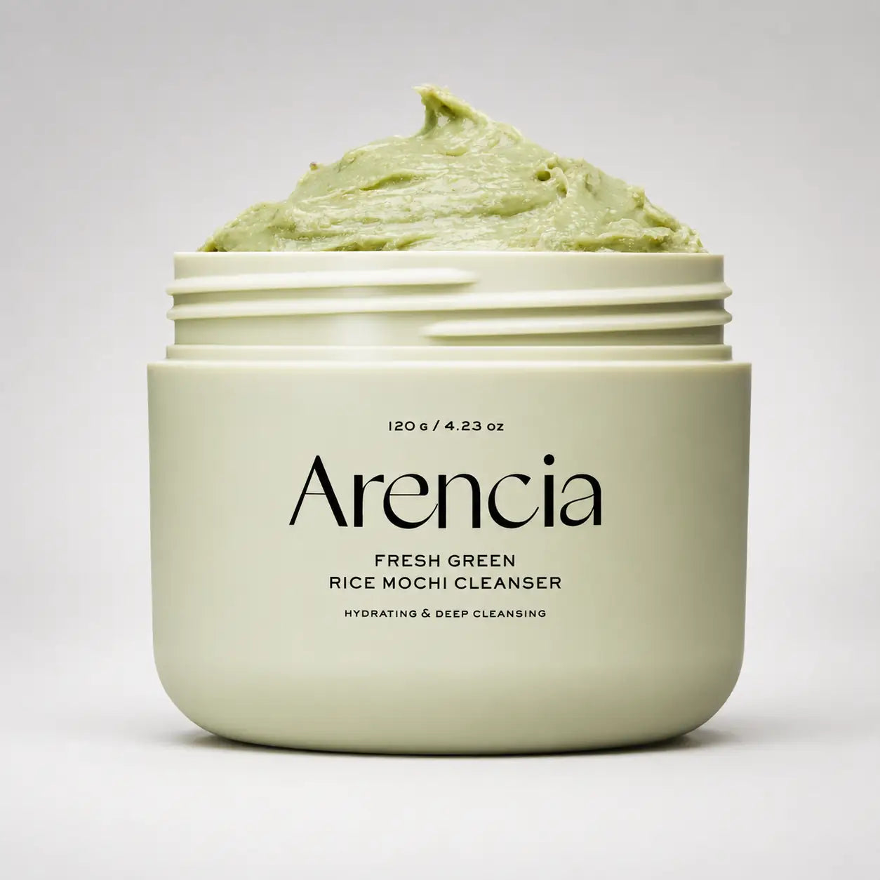 Arencia Fresh Green Rice Mochi Cleanser 120ml jar