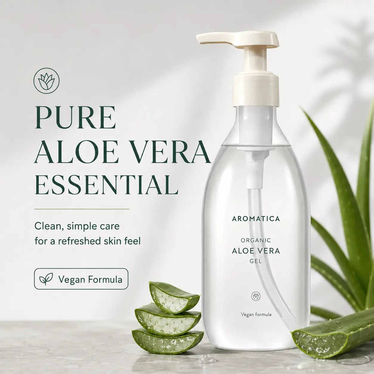 AROMATICA Soothing Aloe Vera Gel 300ml