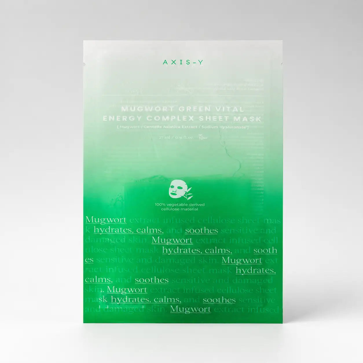 AXIS-Y Mugwort Green Vital Energy Complex Sheet Mask 27ml