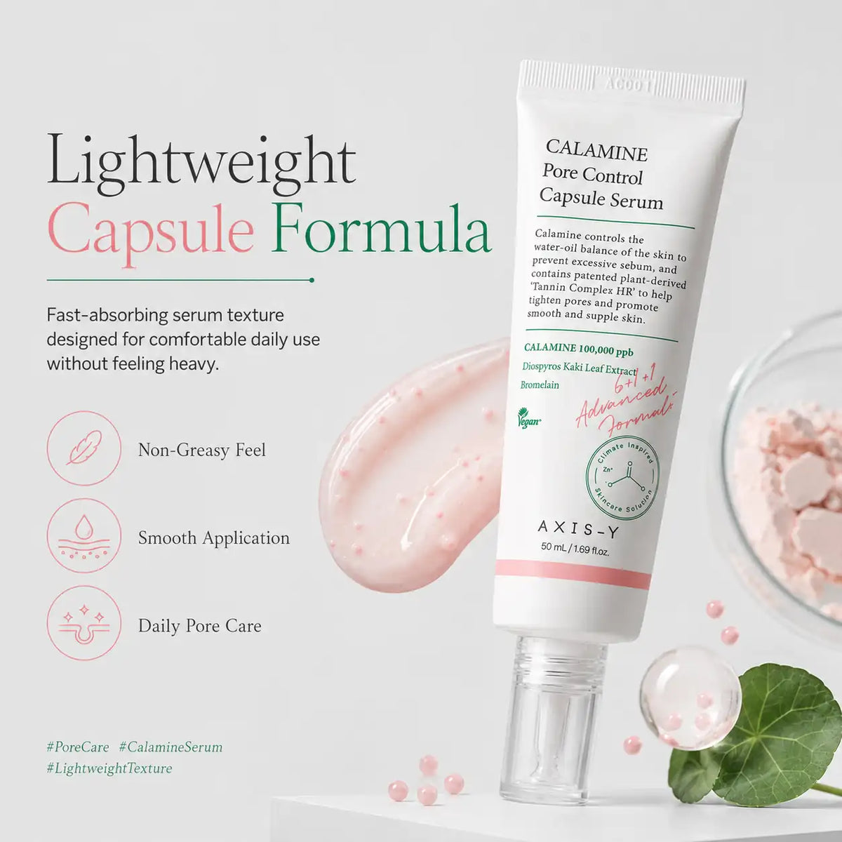 AXIS-Y Calamine Pore Control Capsule Serum 50ml