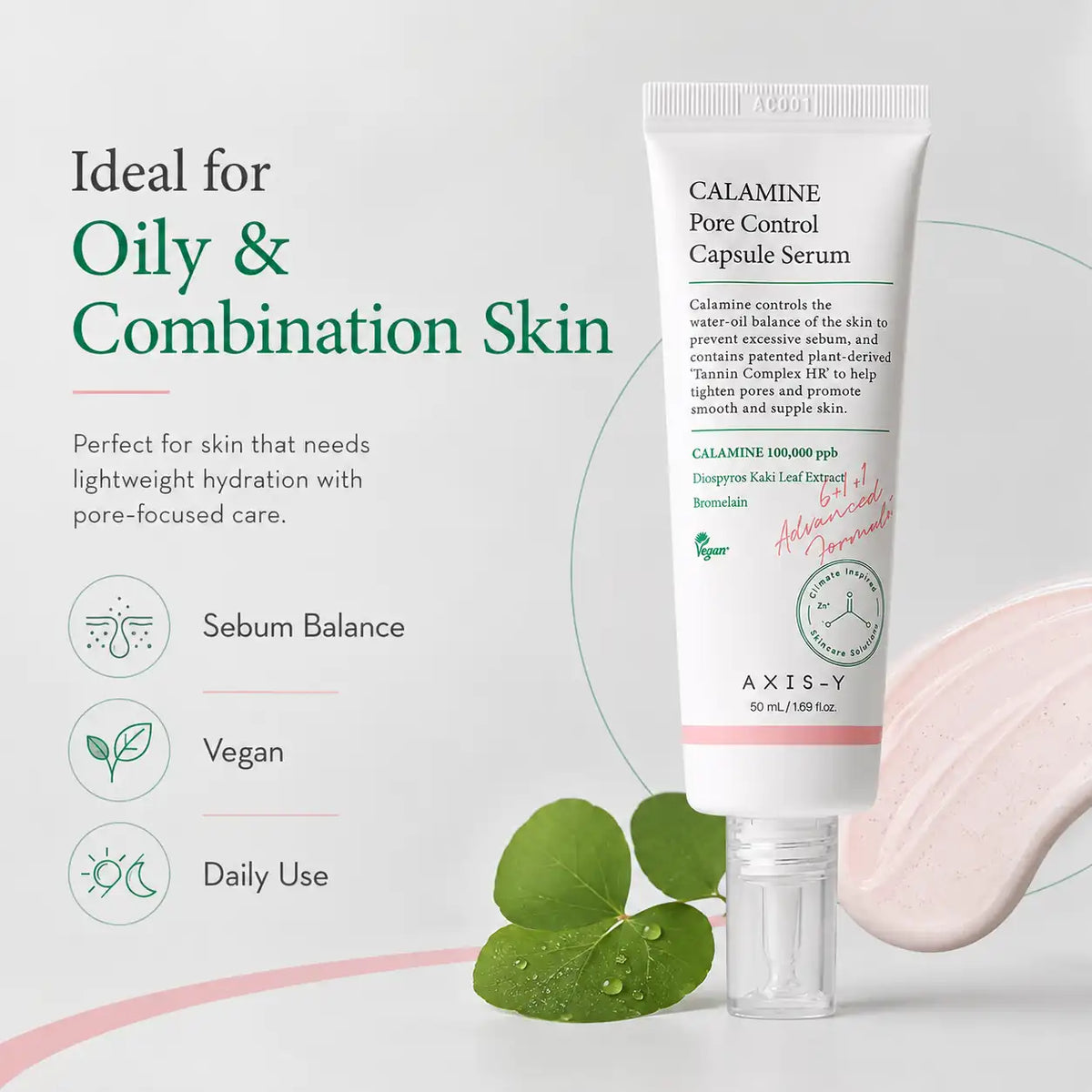 AXIS-Y Calamine Pore Control Capsule Serum 50ml