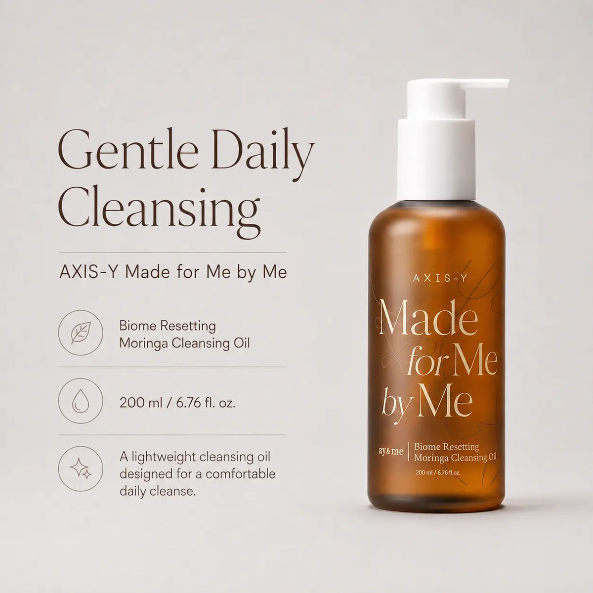 AXIS-Y Biome Resetting Moringa Cleansing Oil 200ml