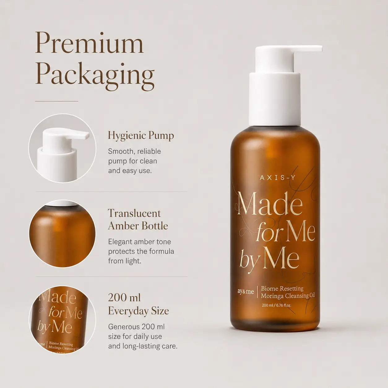 AXIS-Y Biome Resetting Moringa Cleansing Oil 200ml