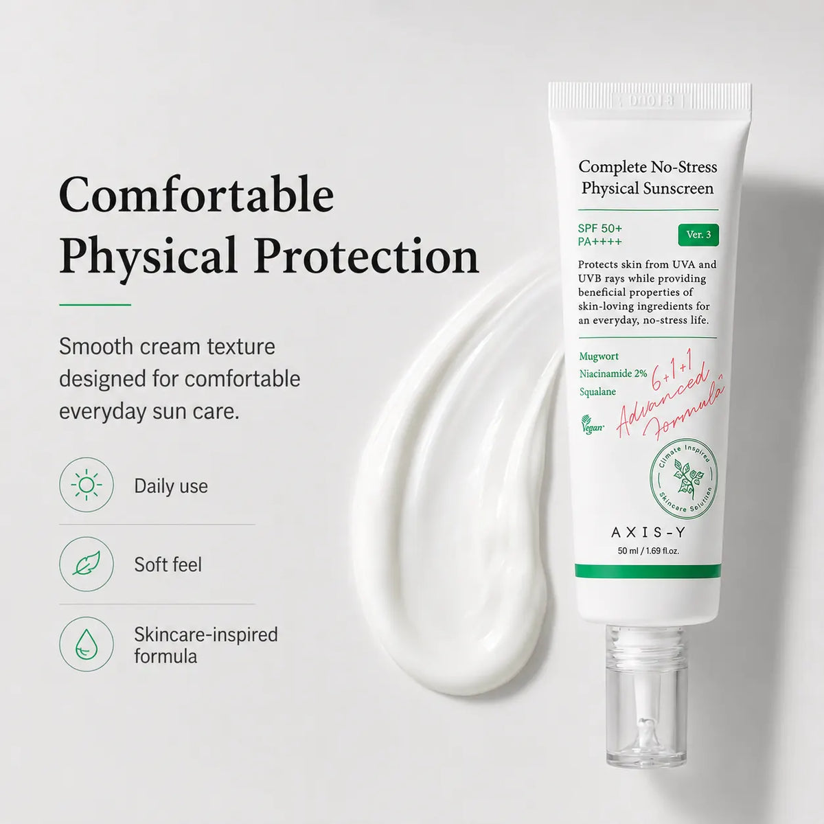 AXIS-Y Complete No Stress Physical Sunscreen 50ml