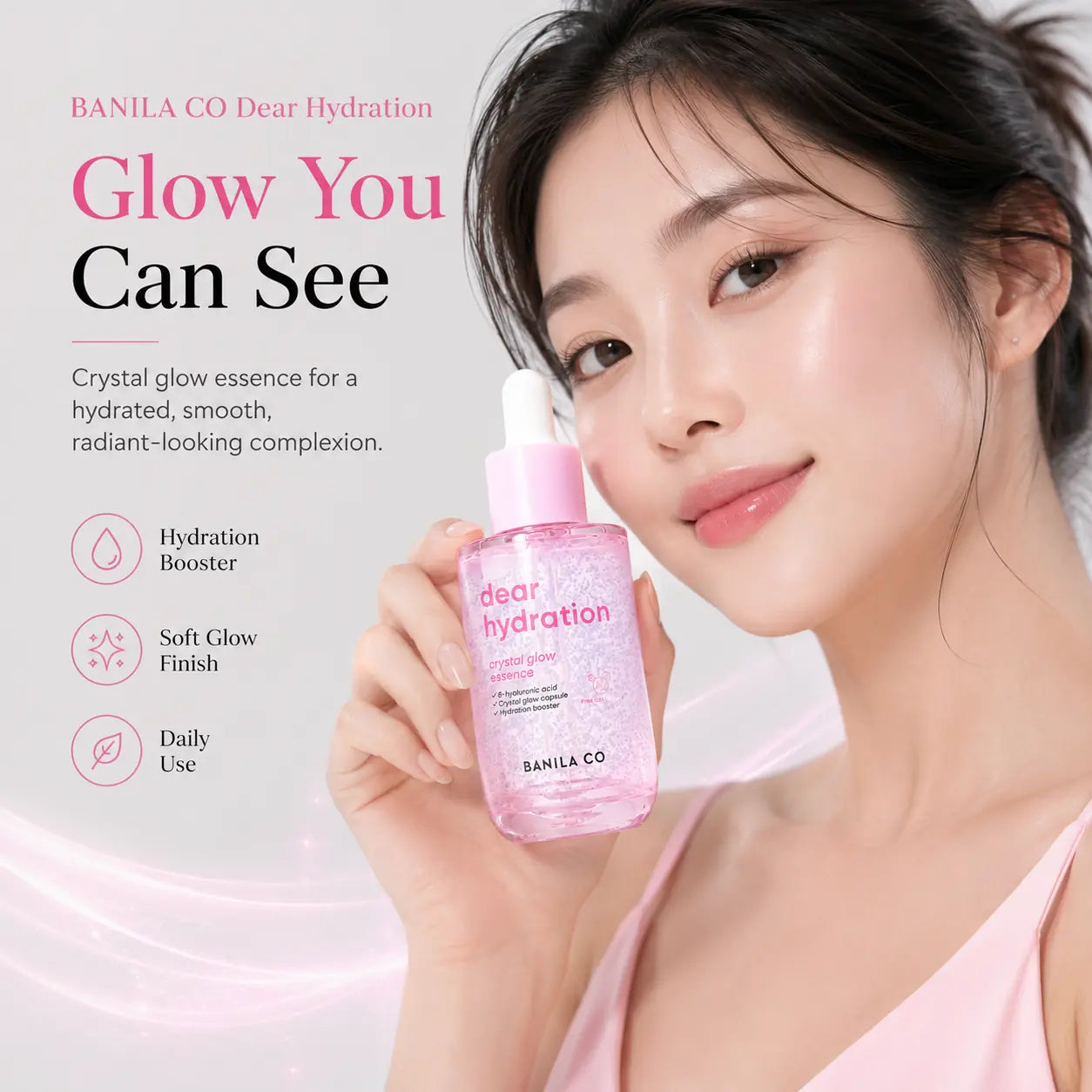 Banila Co Dear Hydration Crystal Glow Essence 50ml