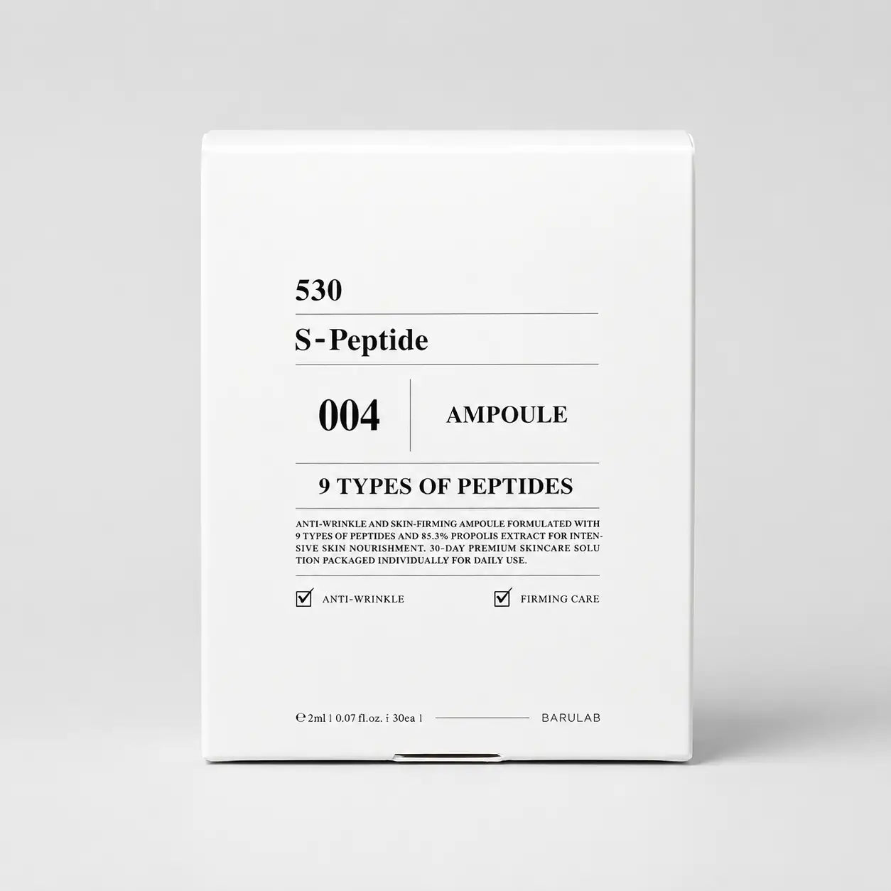 BARULAB 530 S-Peptide Ampoule Plus 2ml x 30pcs box front