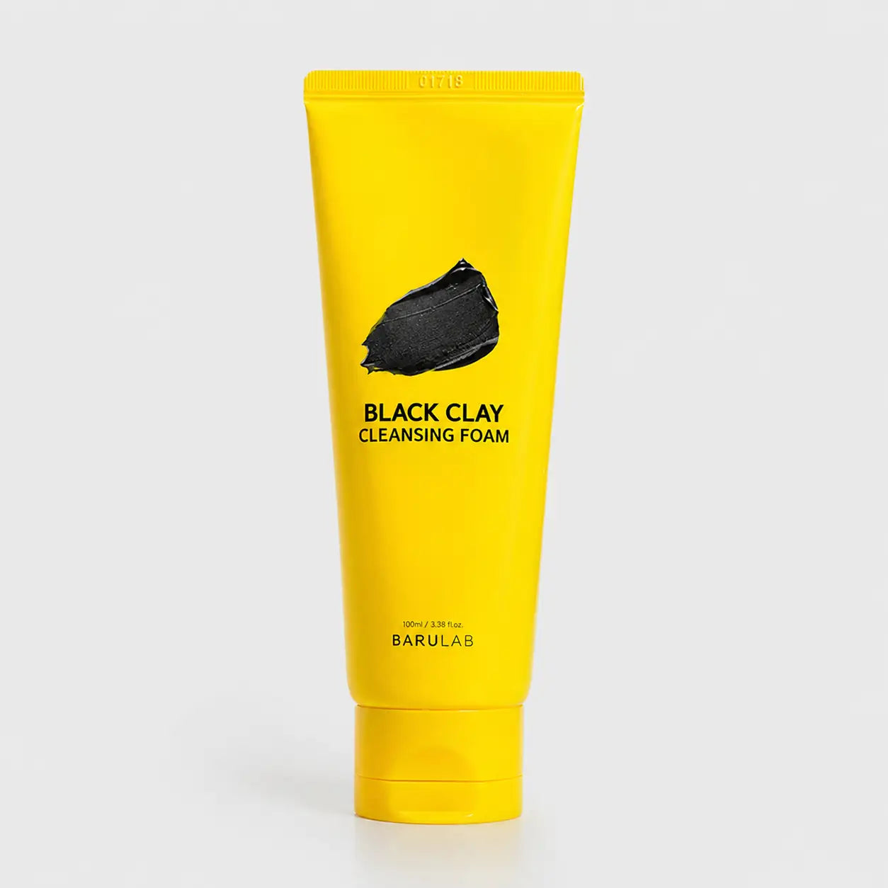 BARULAB Black Clay Cleansing Foam 100ml tube front view