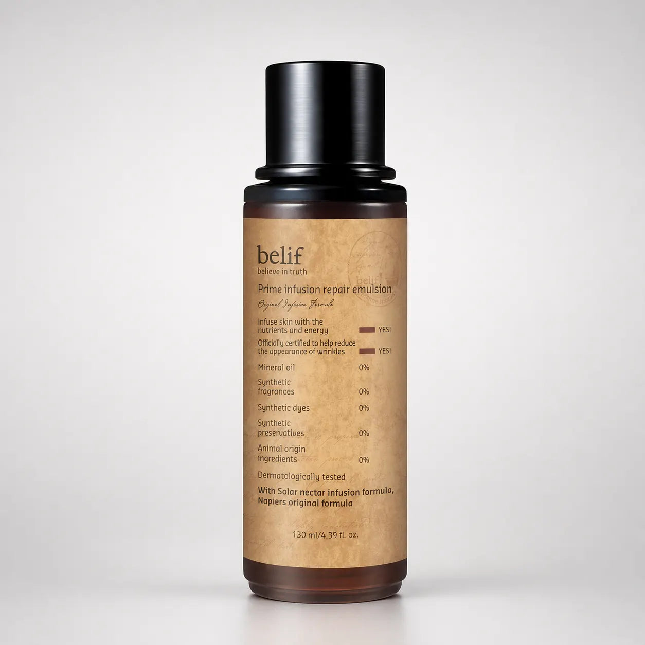 belif Prime Infusion Repair Emulsion 130ml bottle front view
