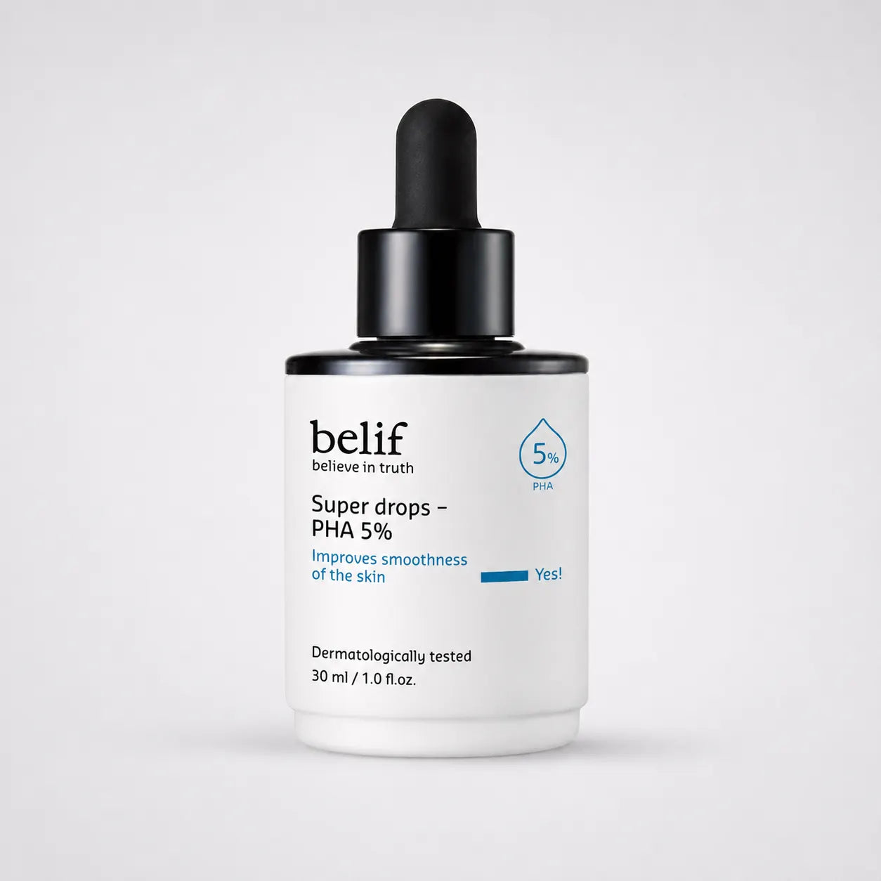 belif Super Drops PHA 5% 30ml bottle front view