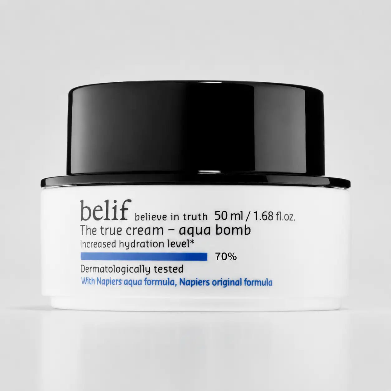 belif The True Cream Aqua Bomb 50ml jar front view