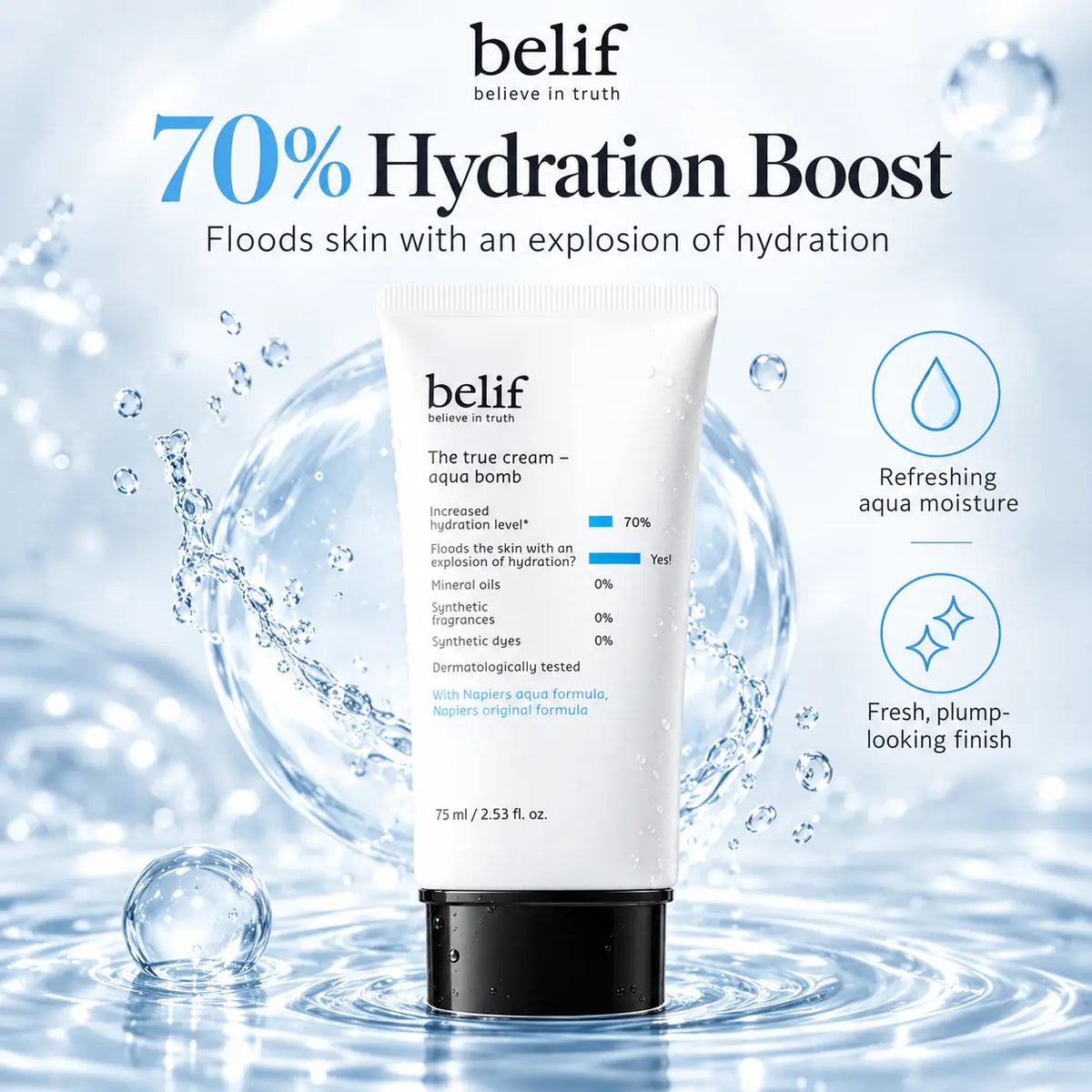belif The True Cream Aqua Bomb 75ml