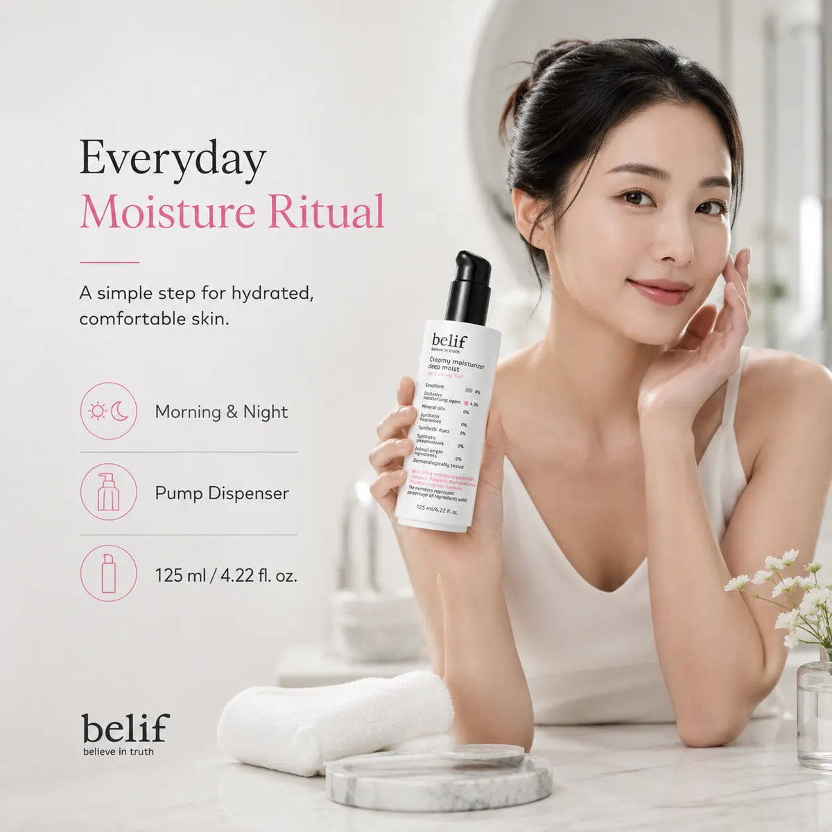 belif Creamy Moisturizer Deep Moist 125ml