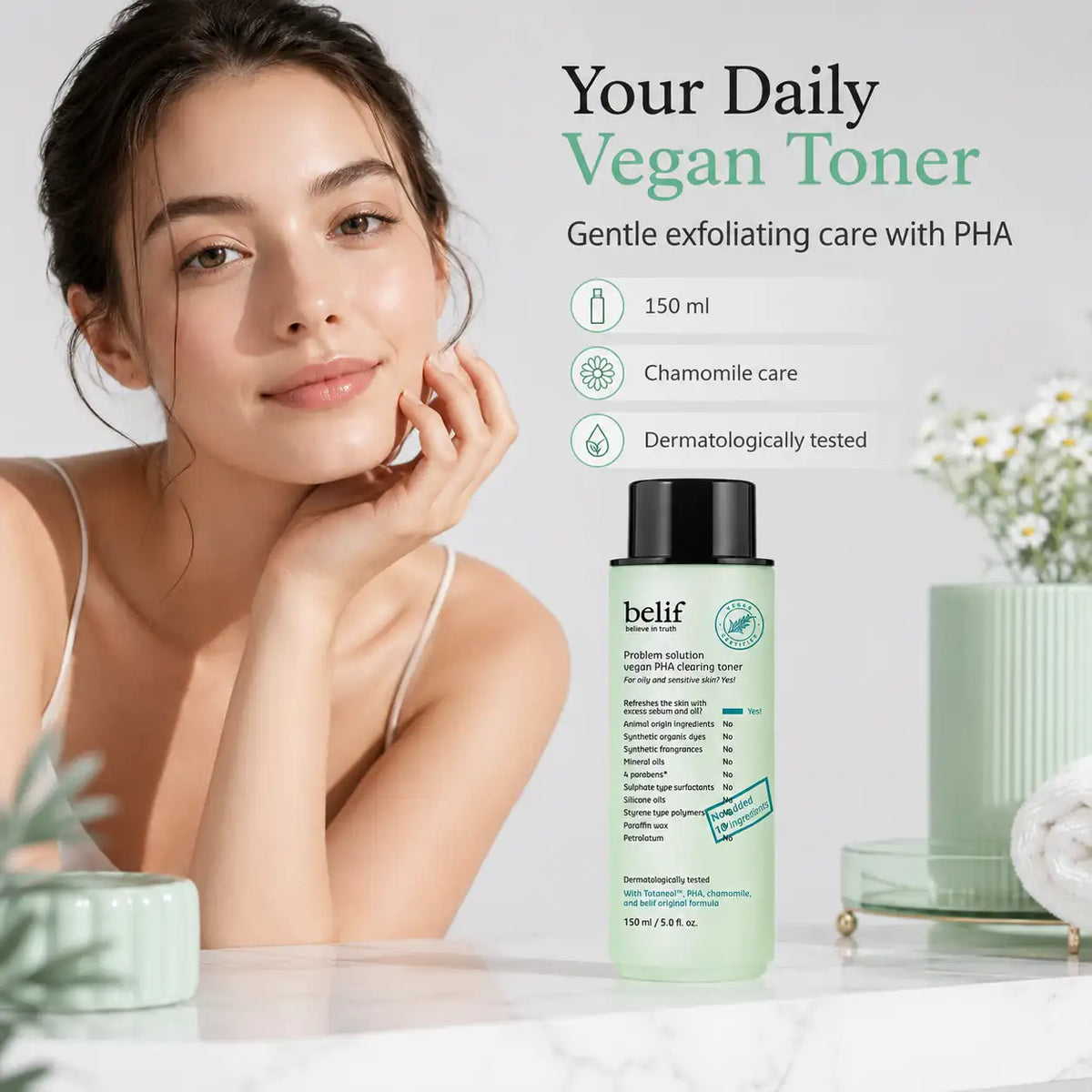 belif Problem Solution Vegan PHA Clearing Toner 150ml