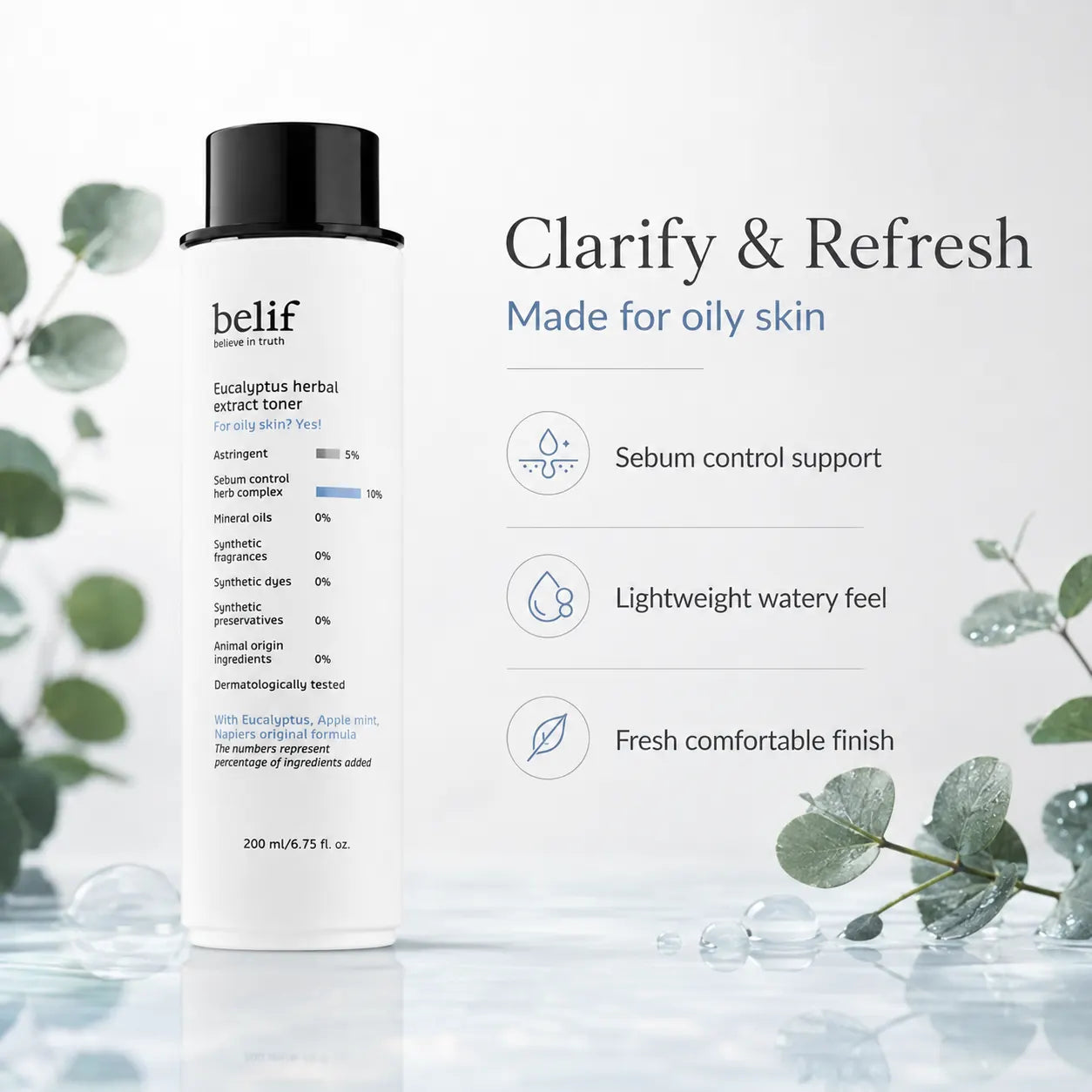 belif Eucalyptus Herbal Extract Toner 200ml