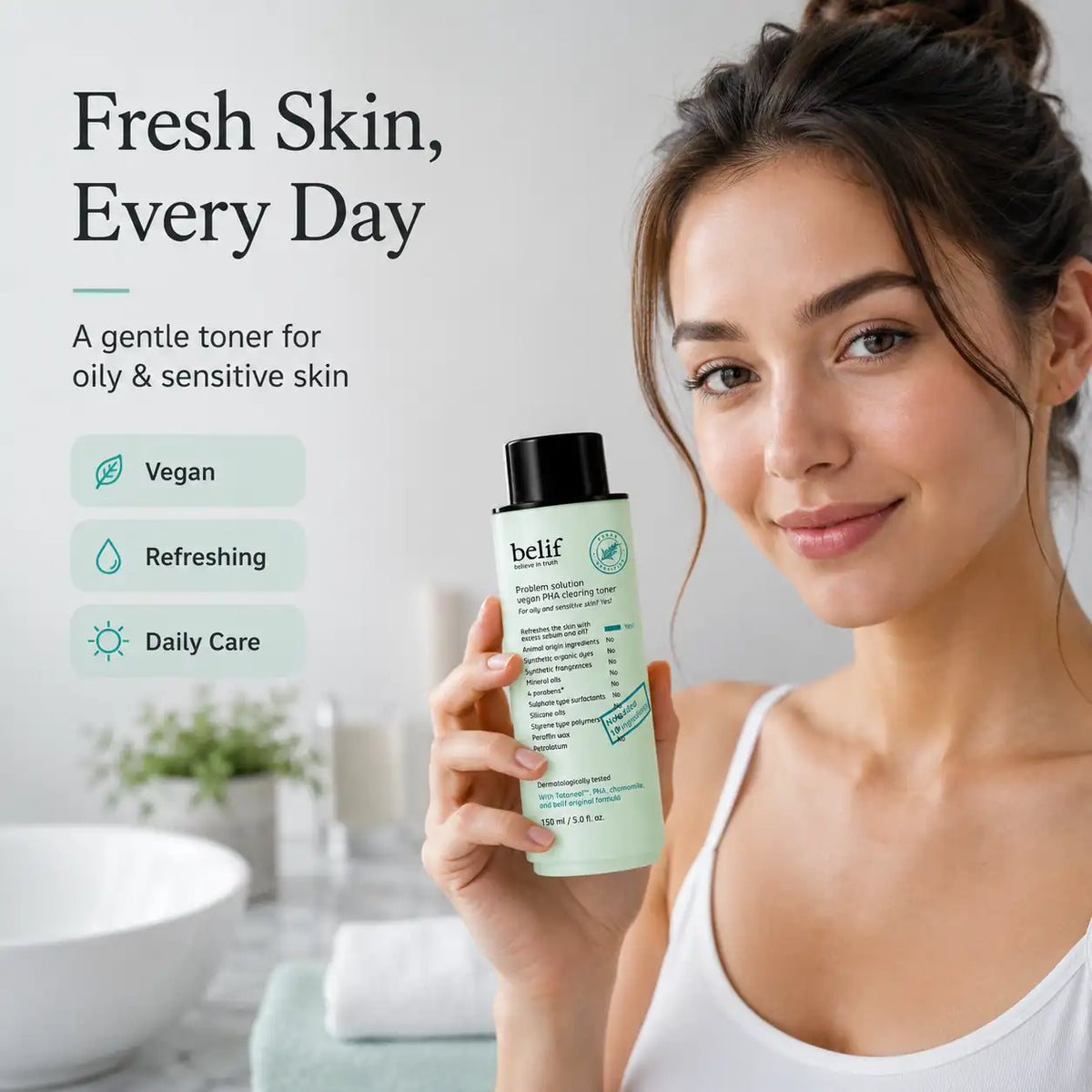 belif Problem Solution Vegan PHA Clearing Toner 150ml