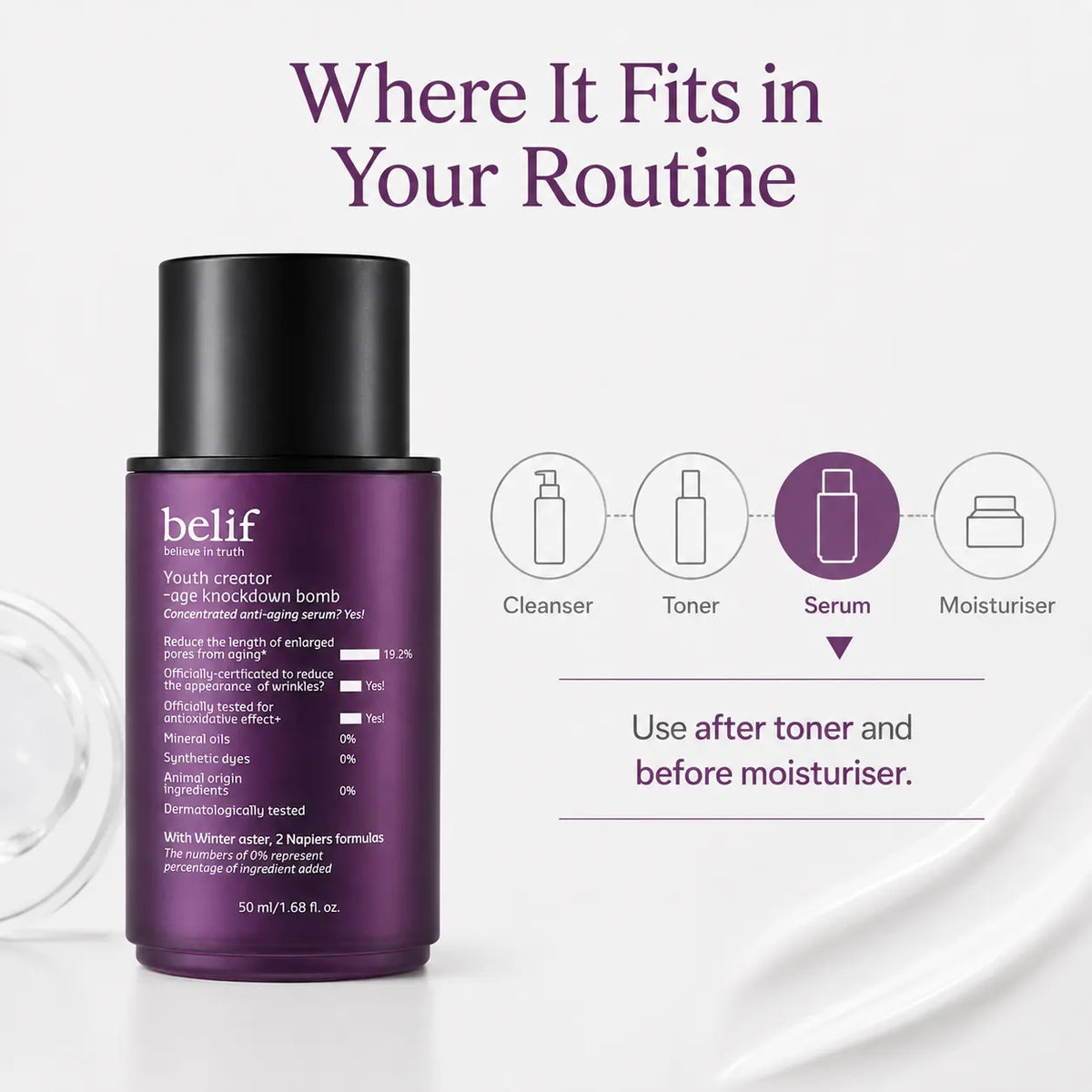 belif Youth Creator Age Knockdown Bomb 50ml