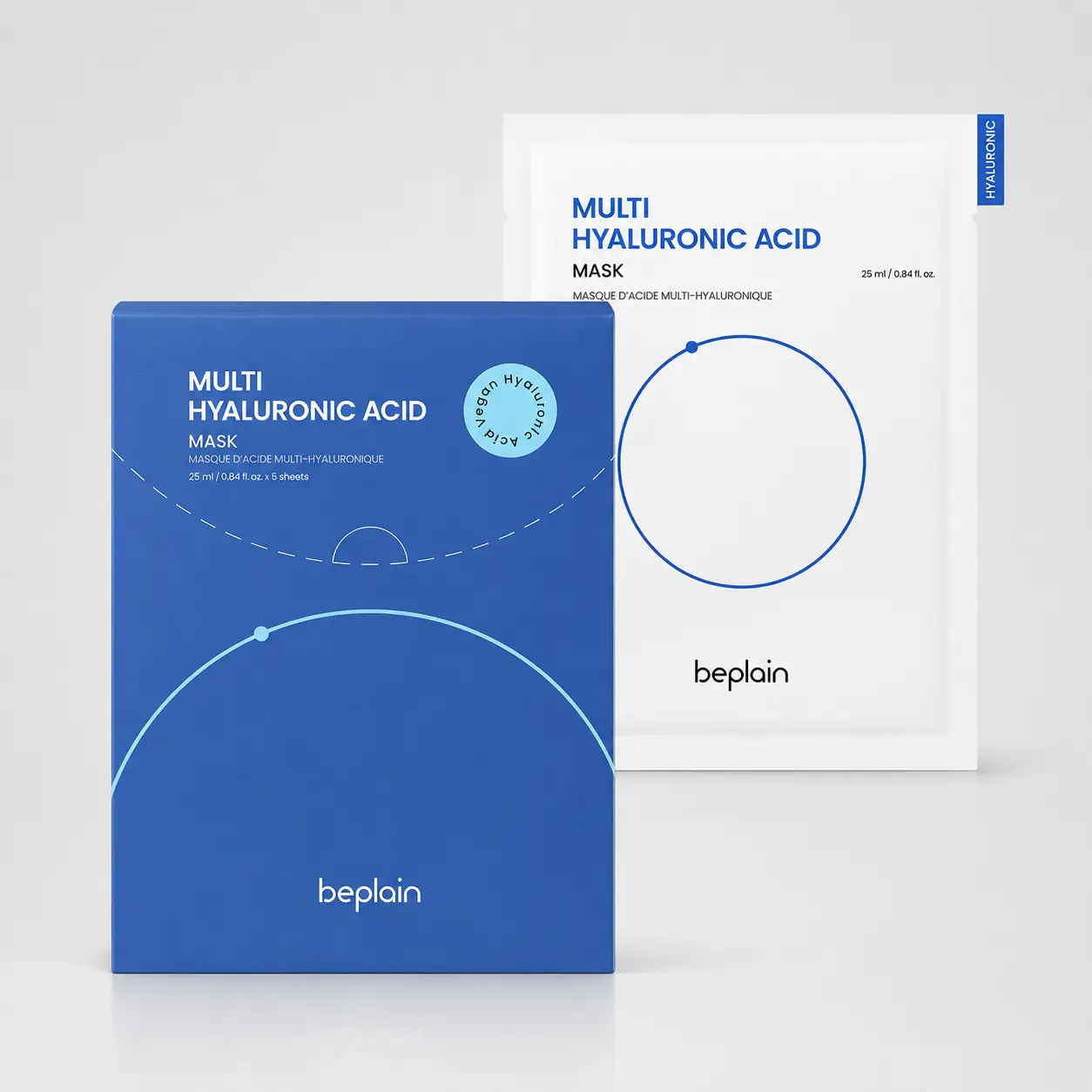 beplain Multi Hyaluronic Acid Mask box of 5 front view