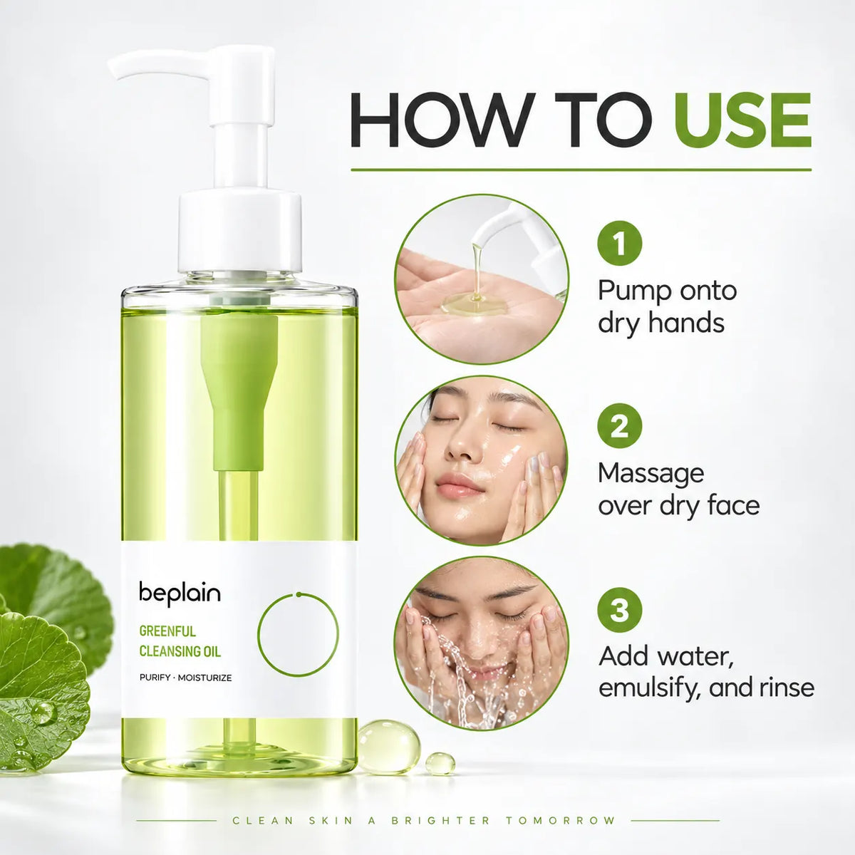 beplain Mung Bean Cleansing Oil 200ml