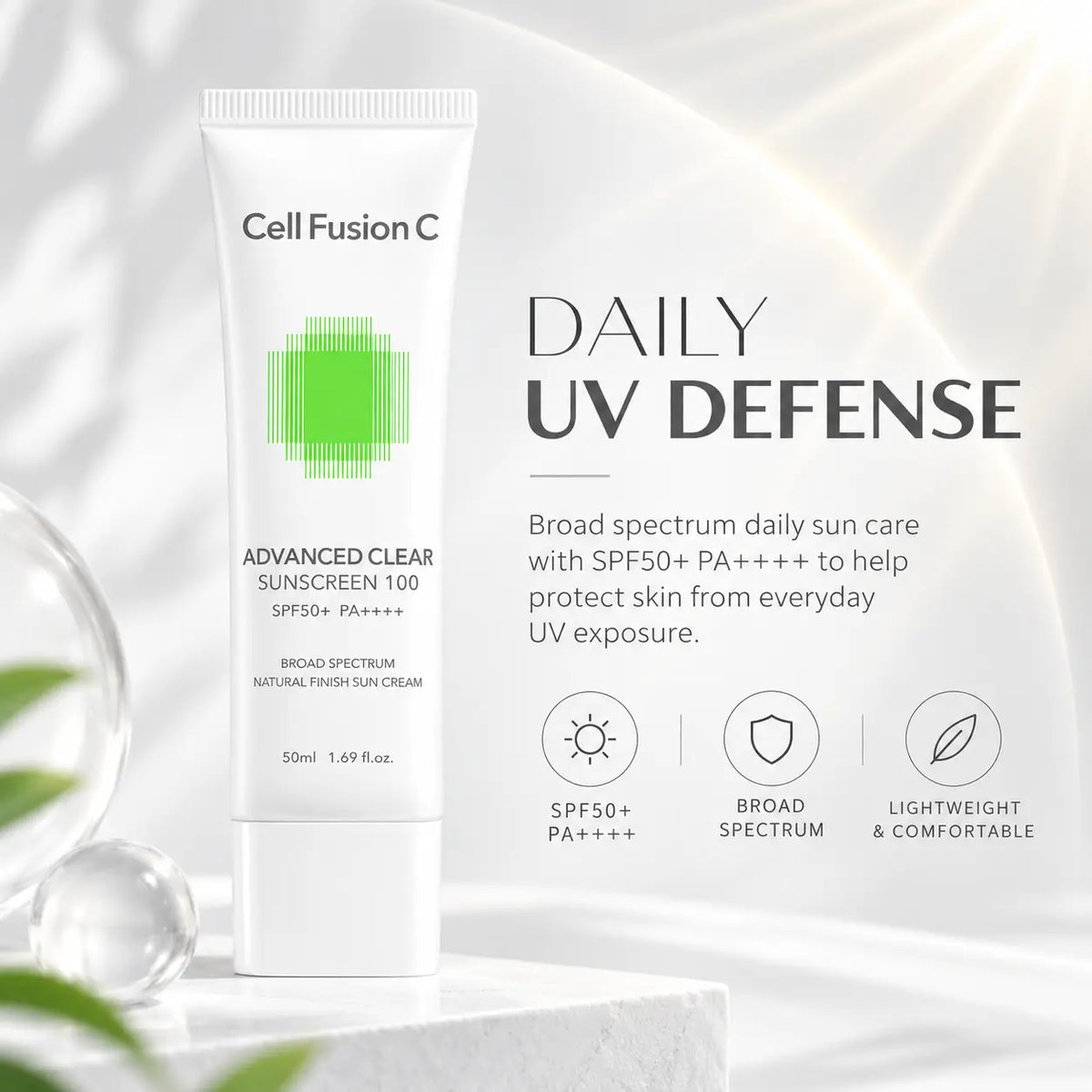 Cell Fusion C Advanced Clear Sunscreen 100 SPF50+ PA++++ 50ml
