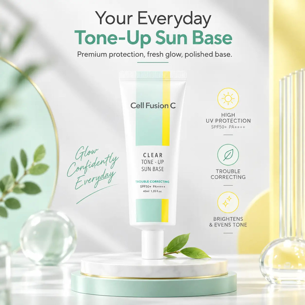 Cell Fusion C Clear Tone Up Sun Base SPF50+ PA++++ 40ml