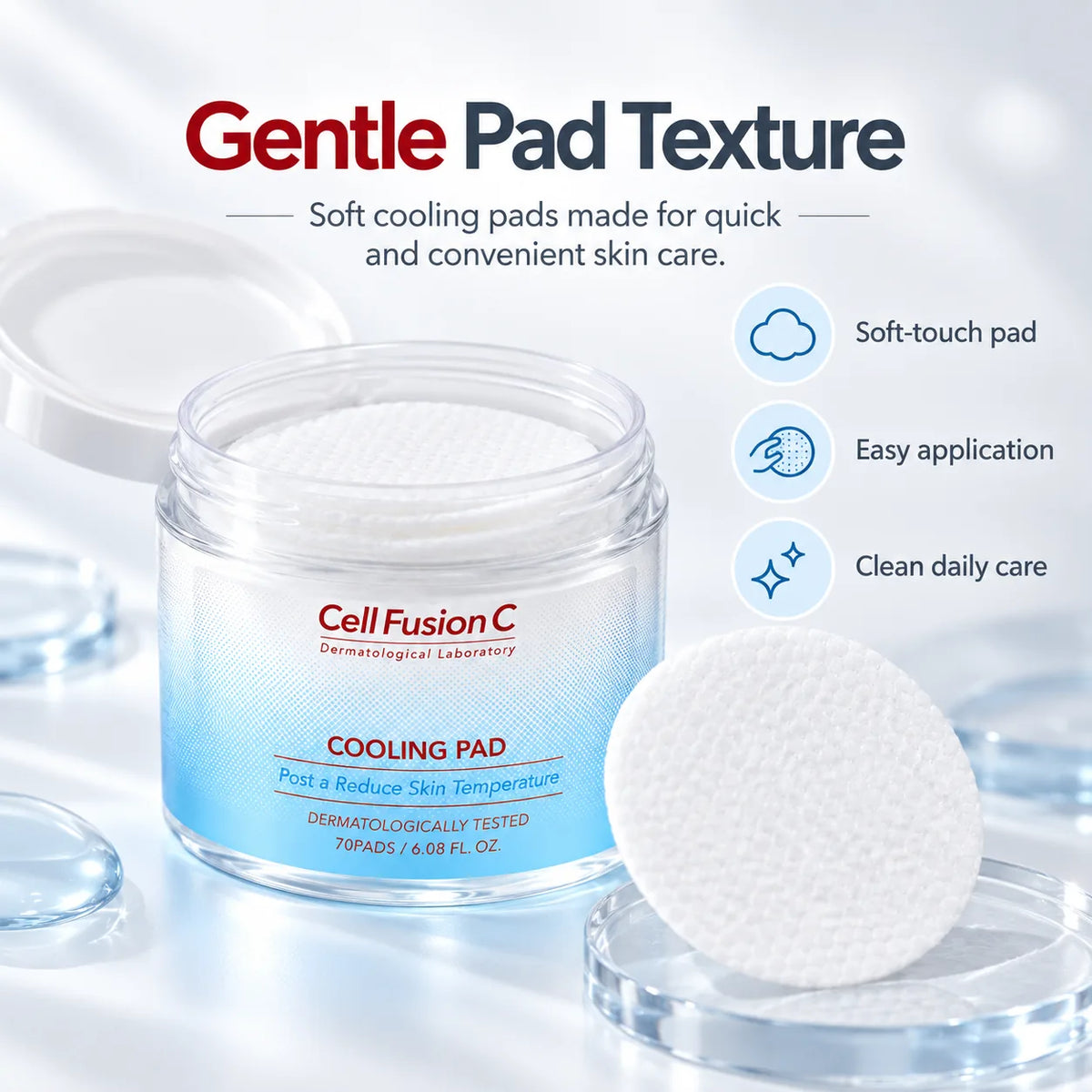 Cell Fusion C Post Alpha Cooling Pad 70 Pads