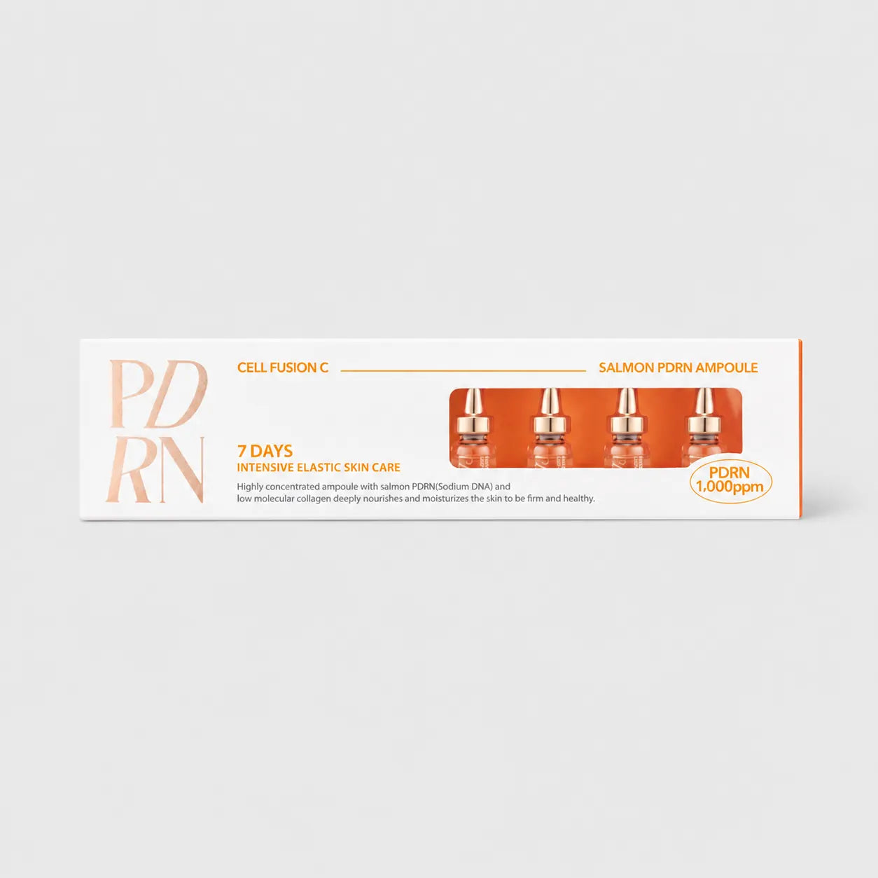 Cell Fusion C Salmon PDRN Ampoule trial box of 7 vials front view