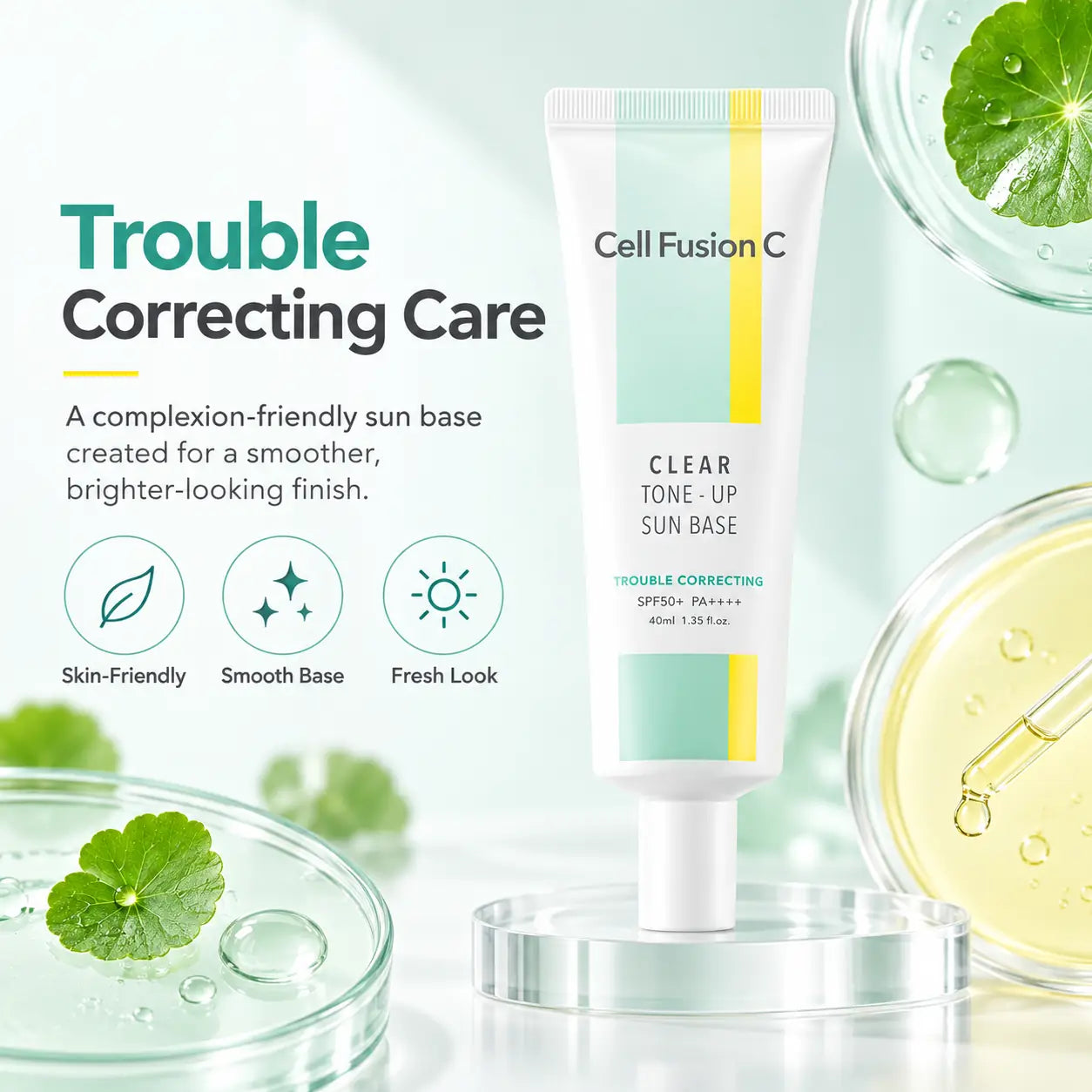 Cell Fusion C Clear Tone Up Sun Base SPF50+ PA++++ 40ml